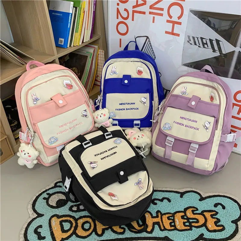 Large capacity ins campus backpack 