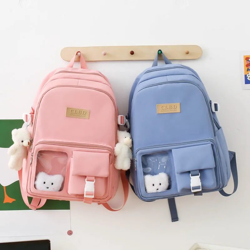 Large capacity junior high school student backpack