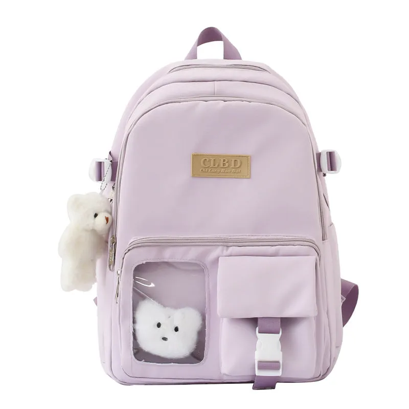 Large capacity junior high school student backpack