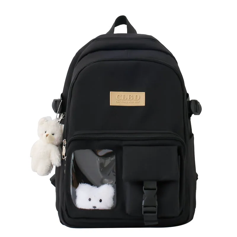 Large capacity junior high school student backpack