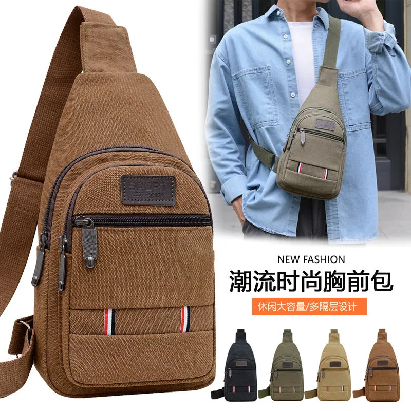Large Capacity Men's Chest Backpack 