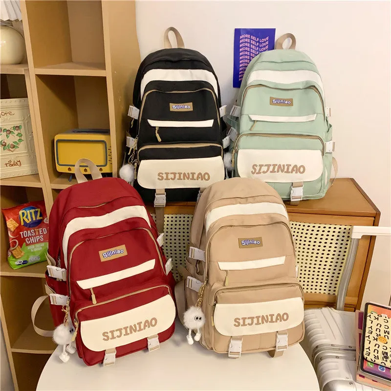 Large capacity school bag computer travel backpack 