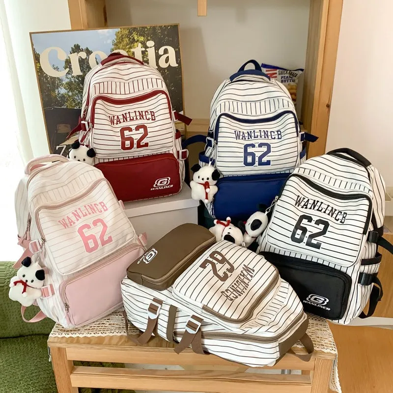 Large capacity schoolbag for high school students 