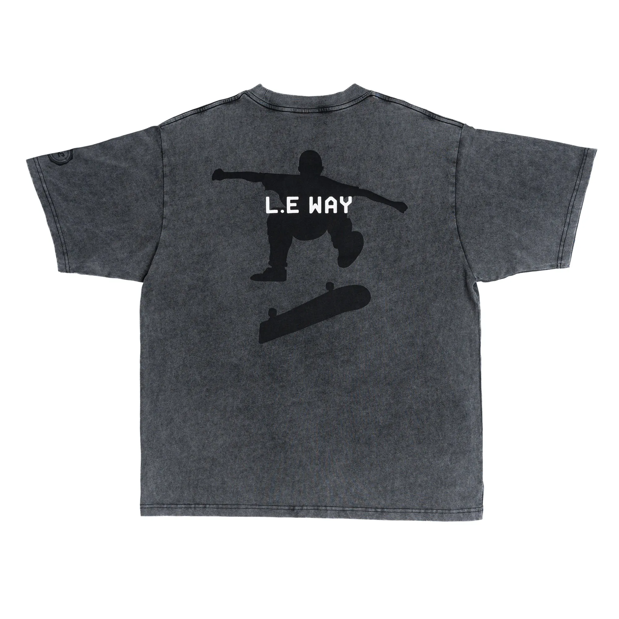 LE WAY TEE 'Washed Grey'