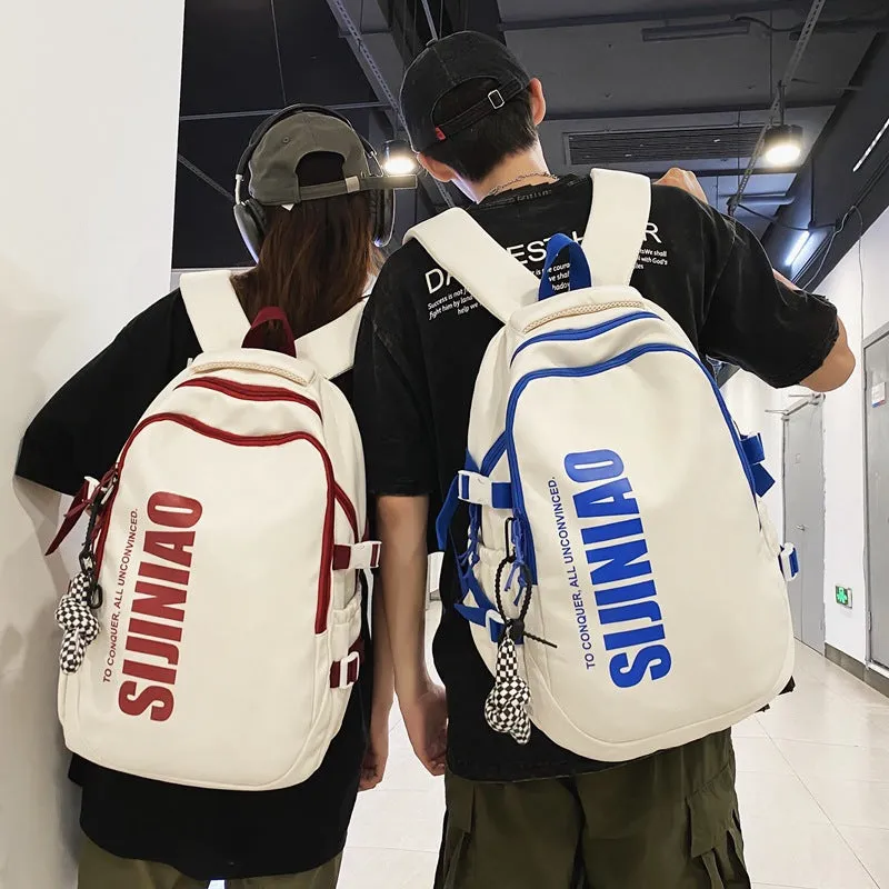 Letter student backpack daily commuting backpack