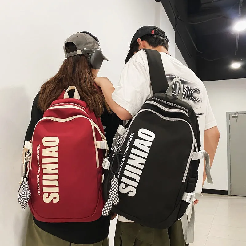 Letter student backpack daily commuting backpack