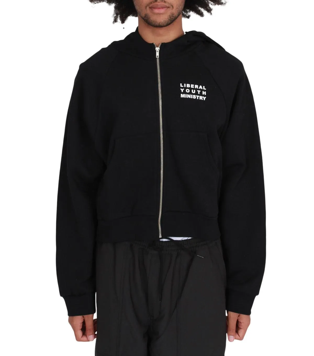 Liberal Youth Ministry Anim Zipped Hoodie Black