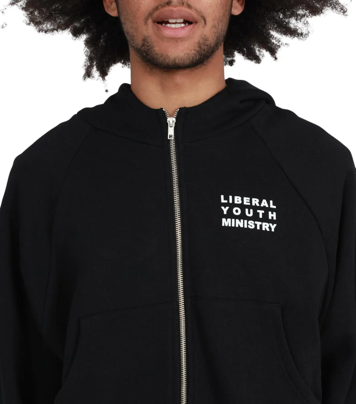 Liberal Youth Ministry Anim Zipped Hoodie Black