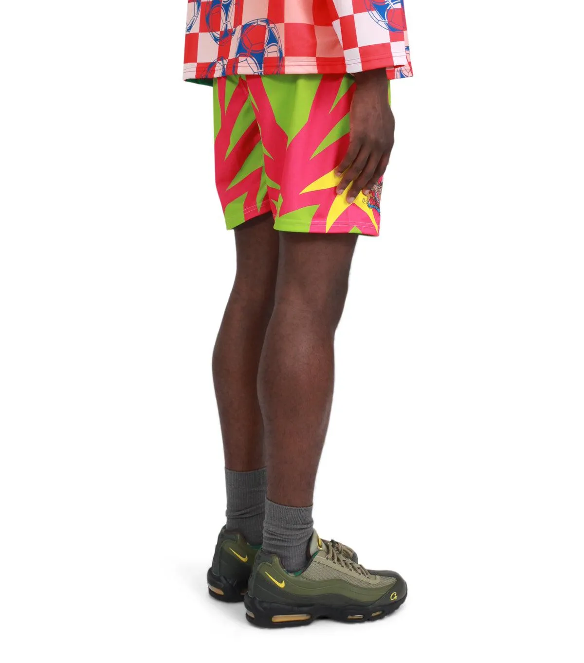 Liberal Youth Ministry Printed Football Shorts Green