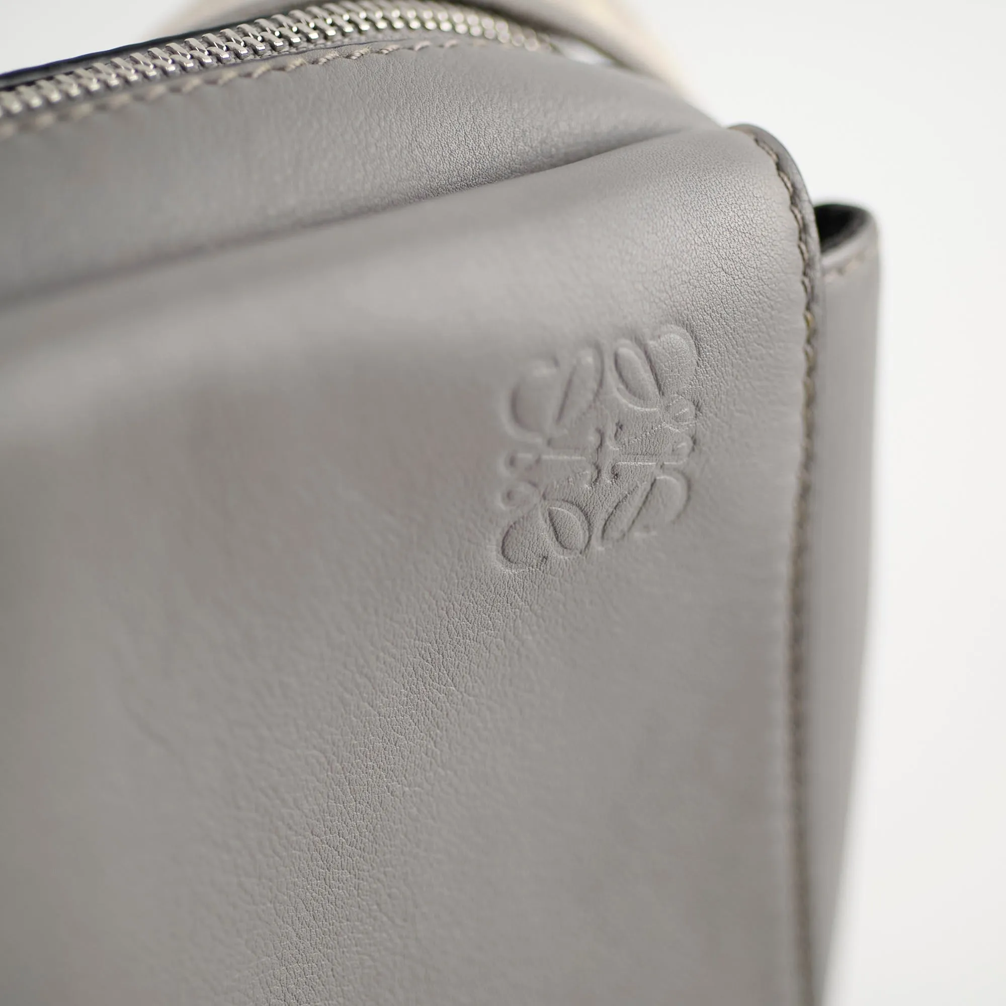 Loewe Military Messenger Crossbody Bag Grey