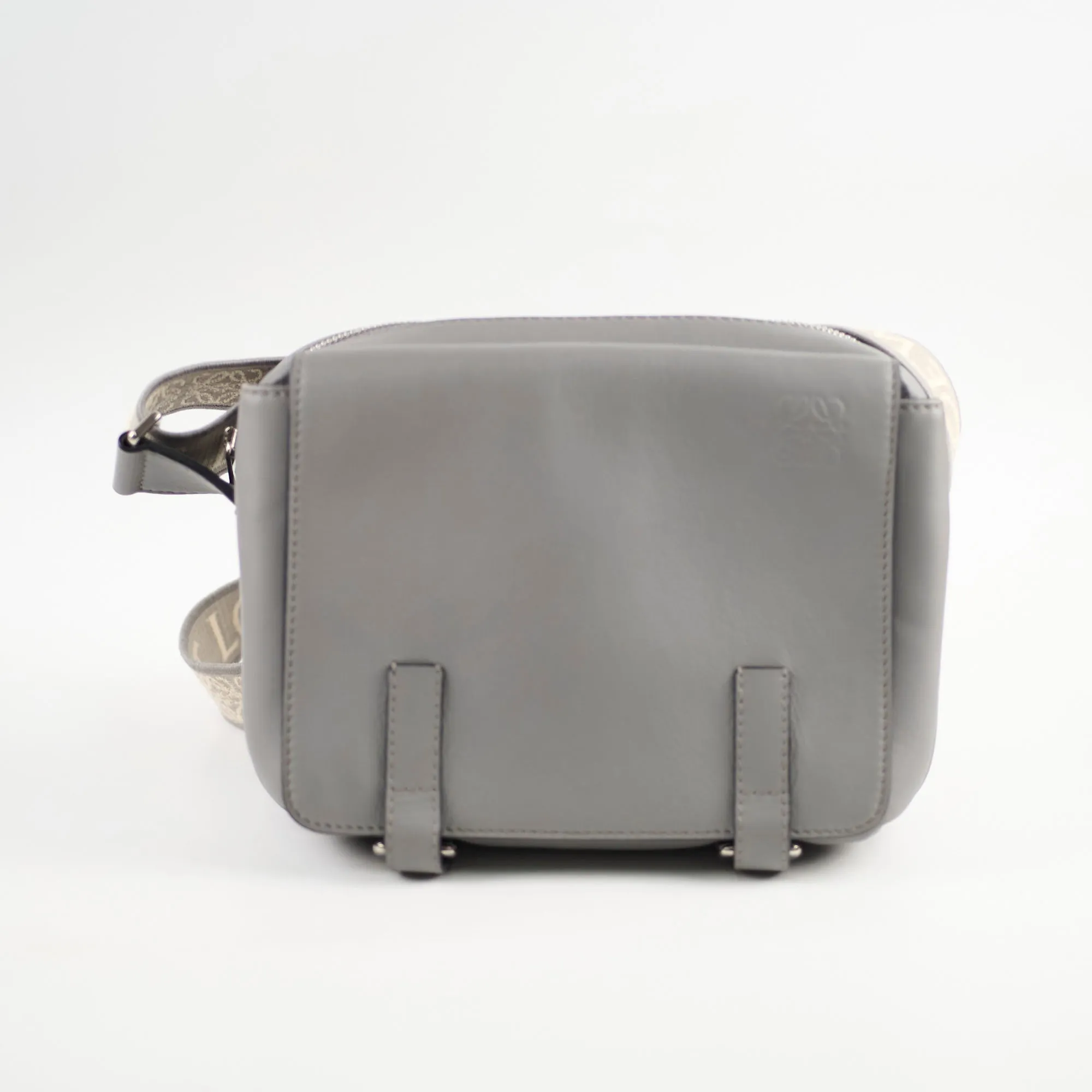 Loewe Military Messenger Crossbody Bag Grey