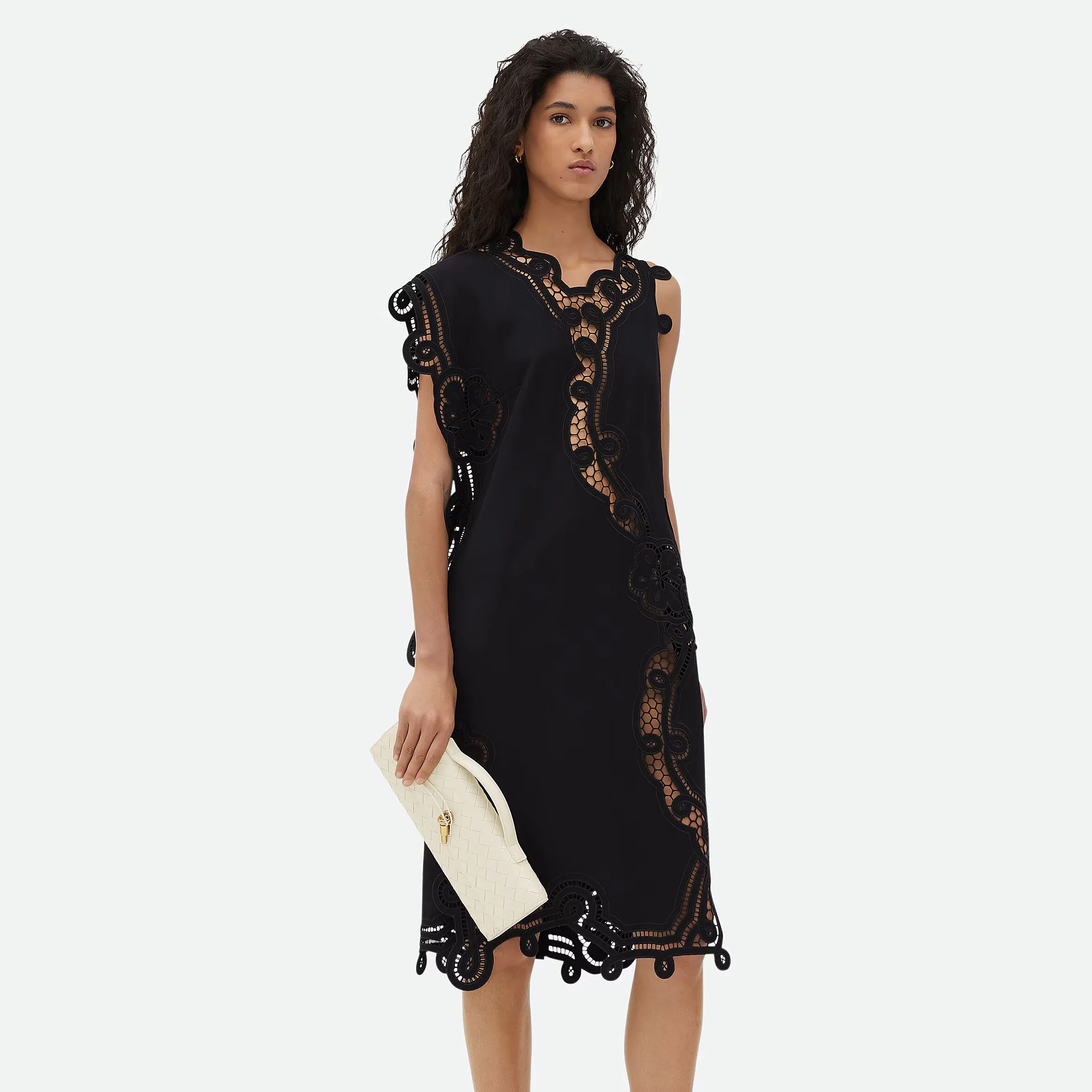 Long Clutch Andiamo Top Handle, Sea Salt