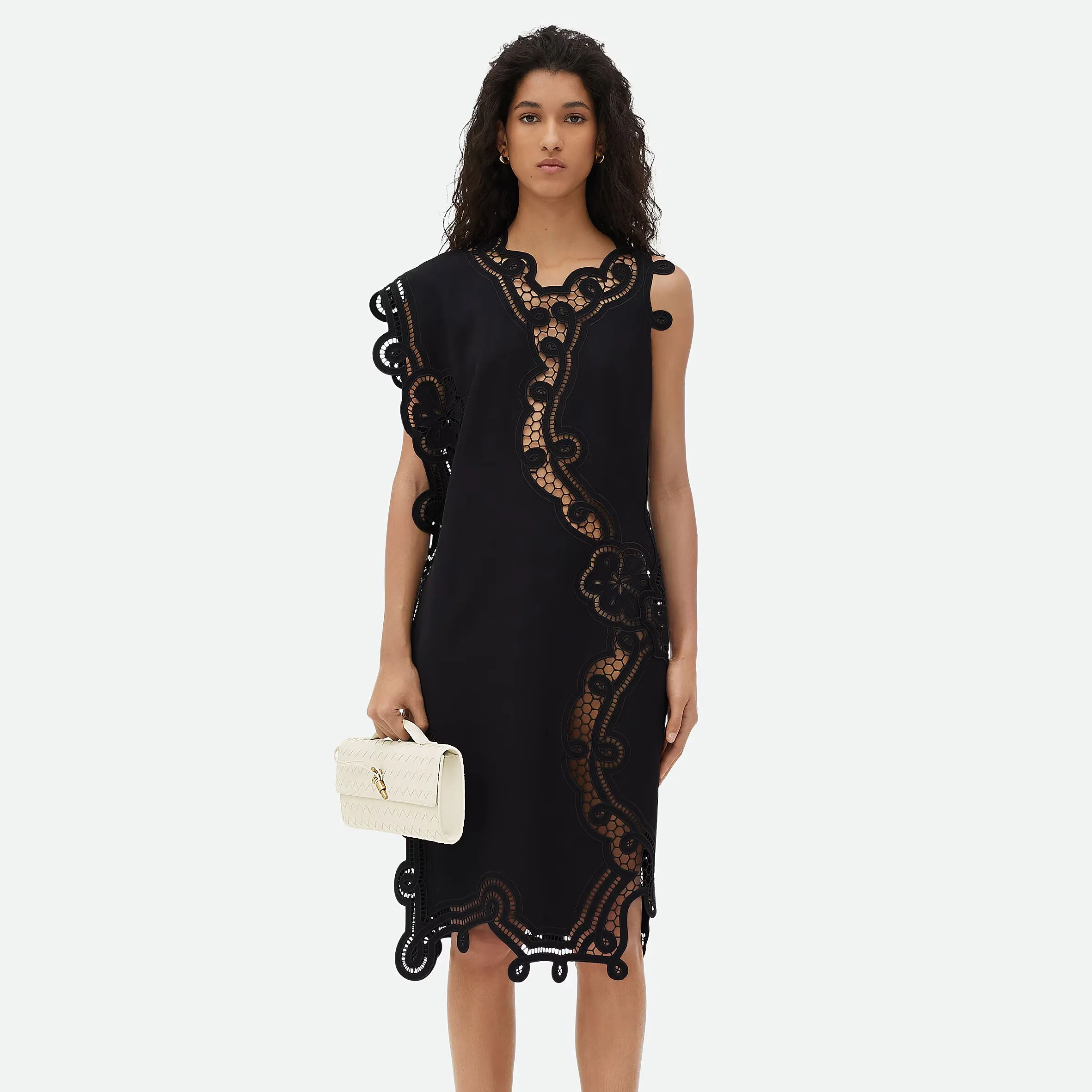 Long Clutch Andiamo Top Handle, Sea Salt