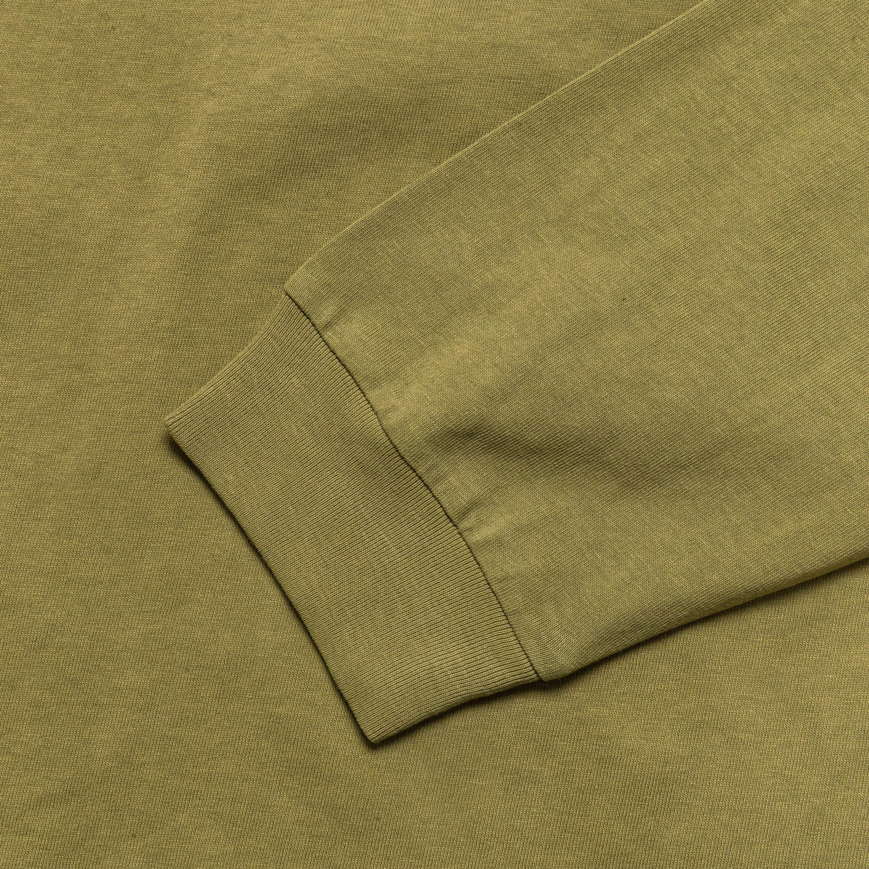 Long Sleeve Pocket Tee Pigment Dyed - Pistcahio
