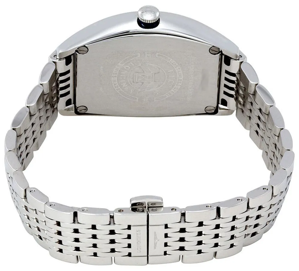 Longines?Evidenza Automatic?Stainless Steel Tonneau Silver Dial Date Unisex Watch L2.342.4.73.6