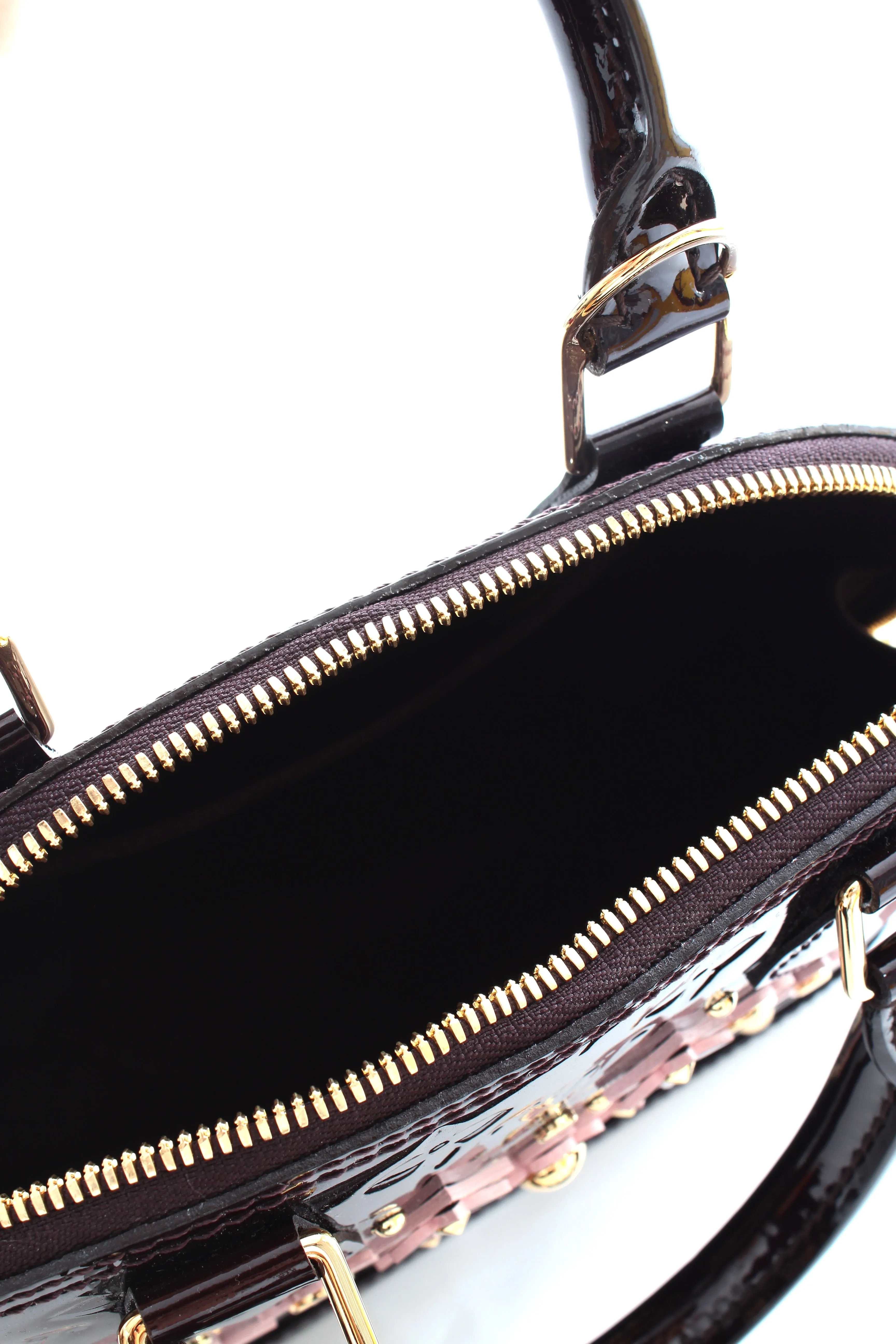 Louis Vuitton Alma BB Monogram Vernis Flower Bag - Limited Edition