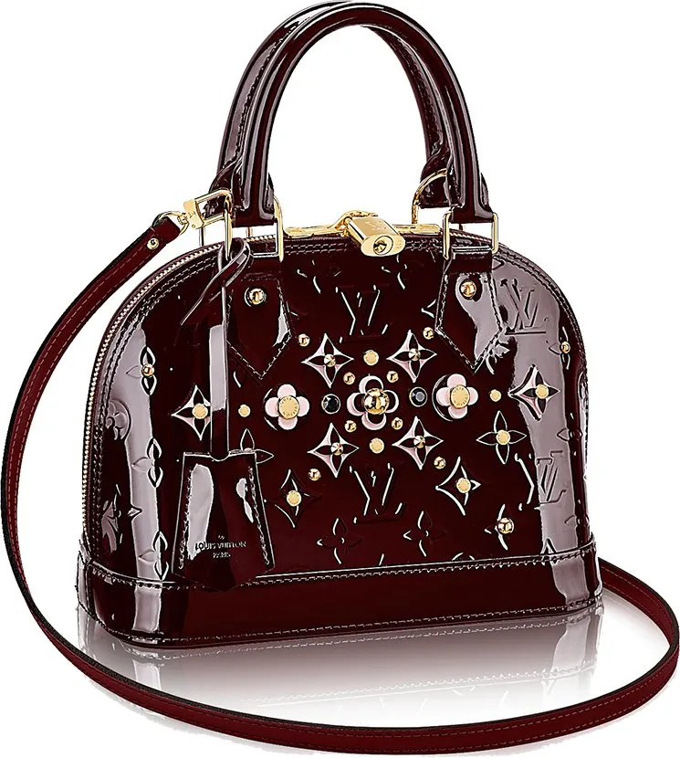 Louis Vuitton Alma BB Monogram Vernis Flower Bag - Limited Edition