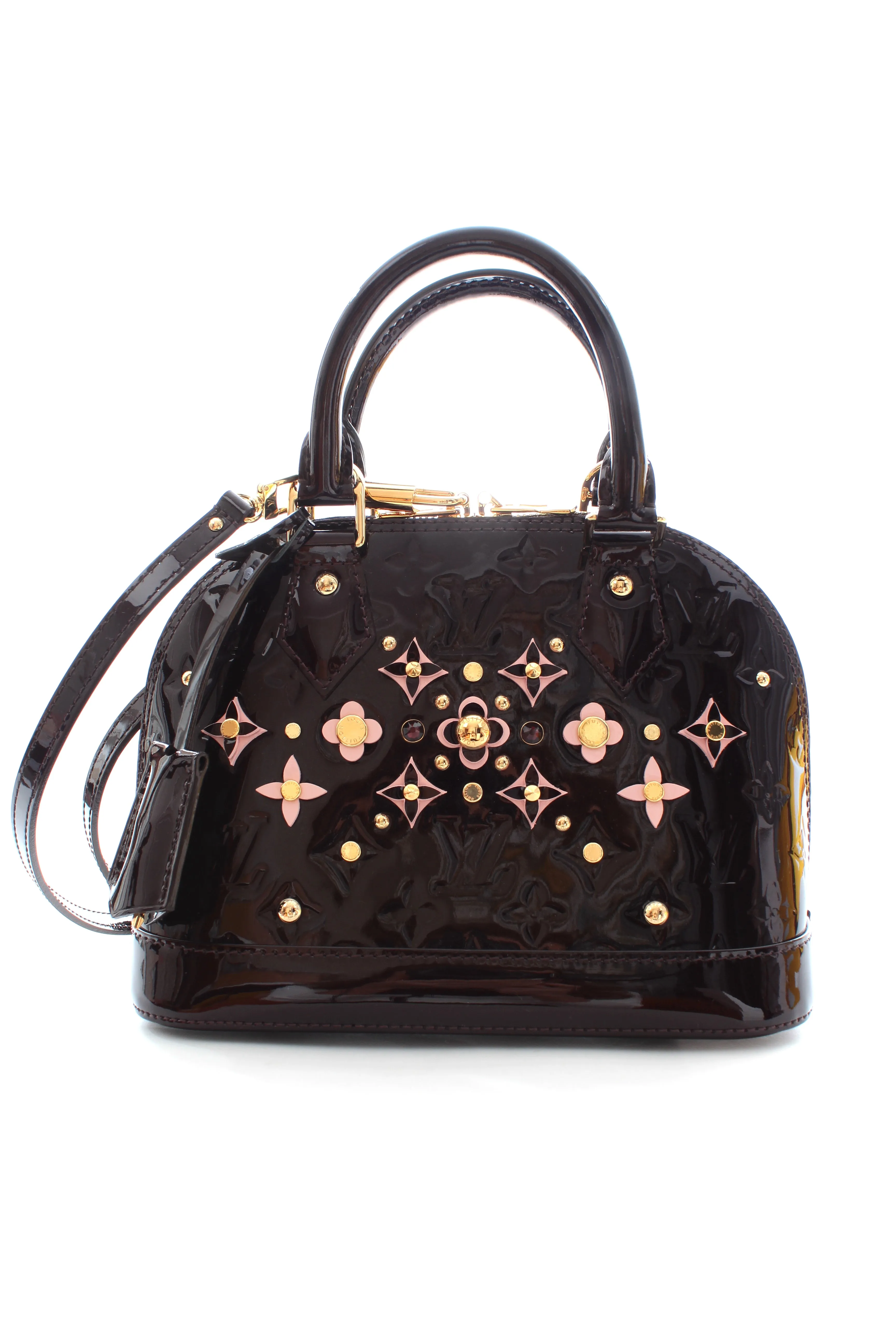 Louis Vuitton Alma BB Monogram Vernis Flower Bag - Limited Edition