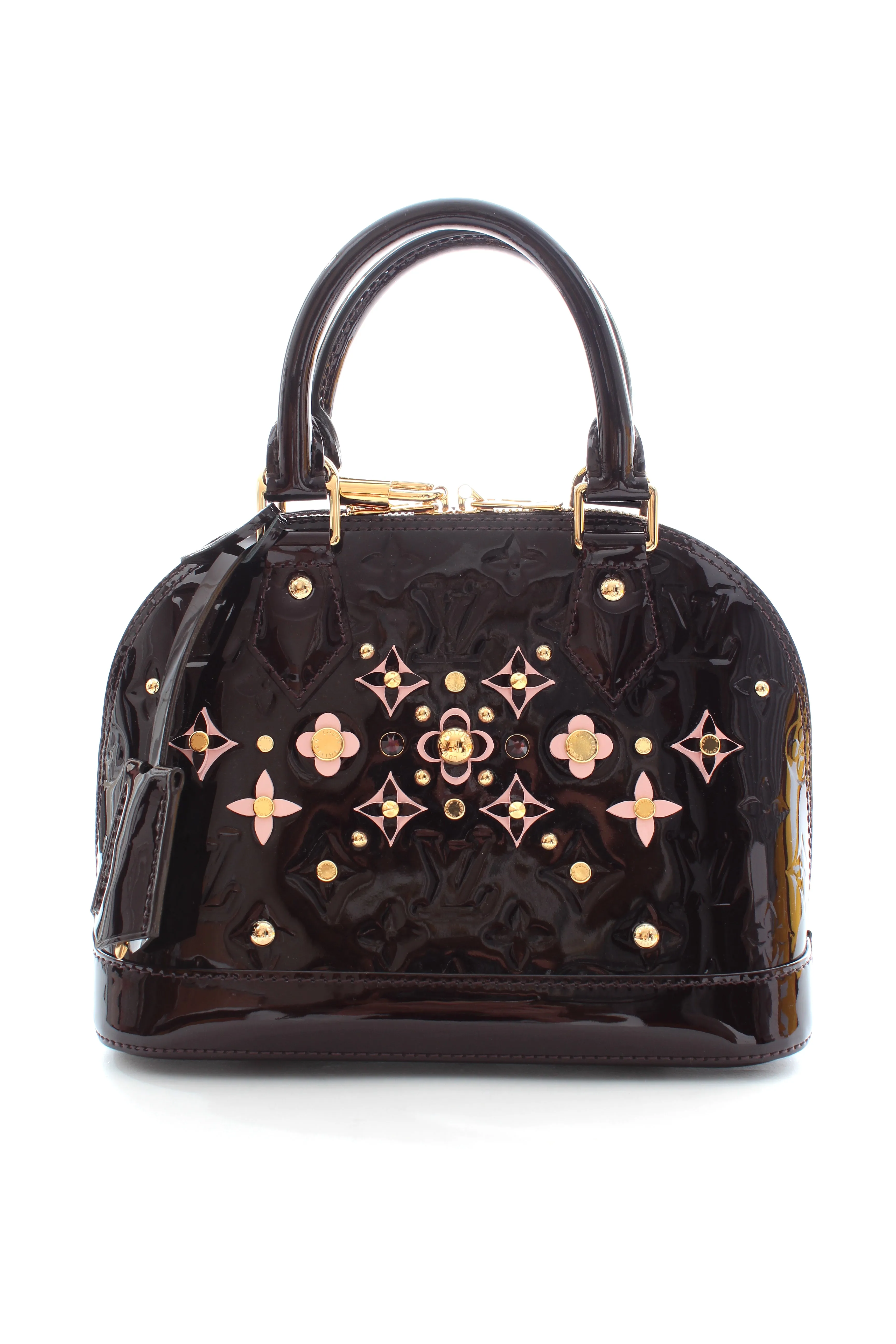 Louis Vuitton Alma BB Monogram Vernis Flower Bag - Limited Edition