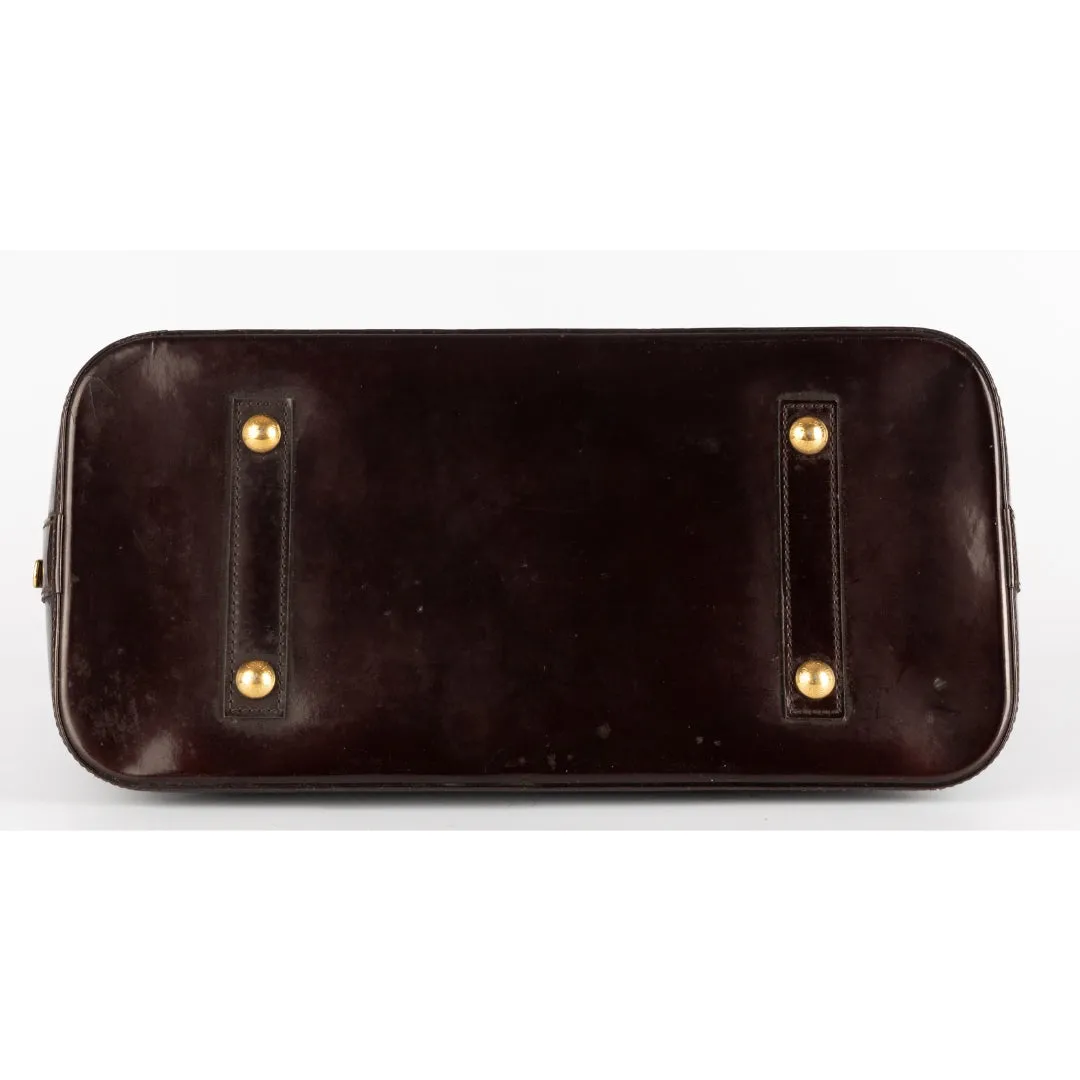 Louis Vuitton Amarante Monogram Vernis Alma GM Bag