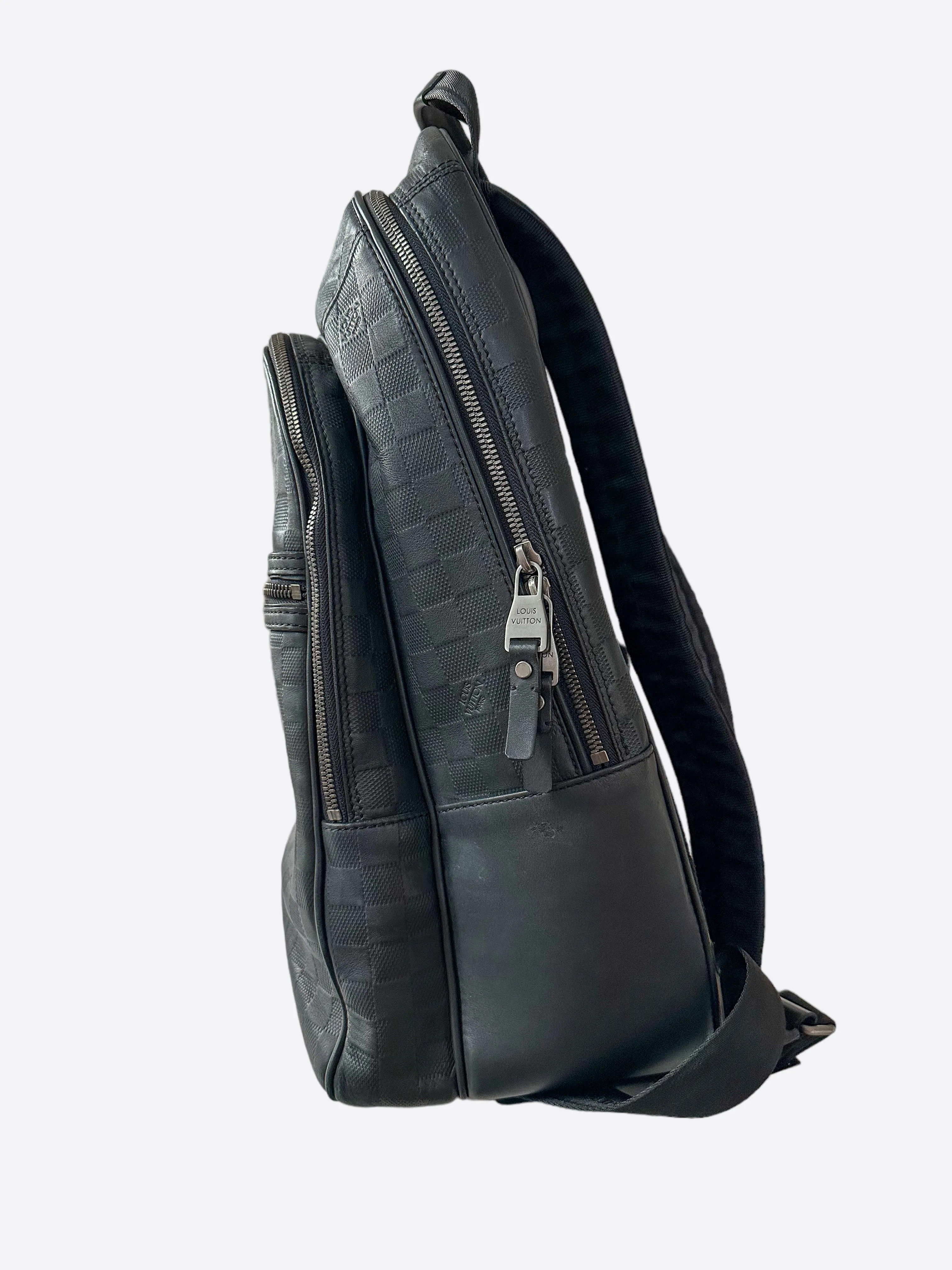 Louis Vuitton Black Infini Damier Michael Backpack
