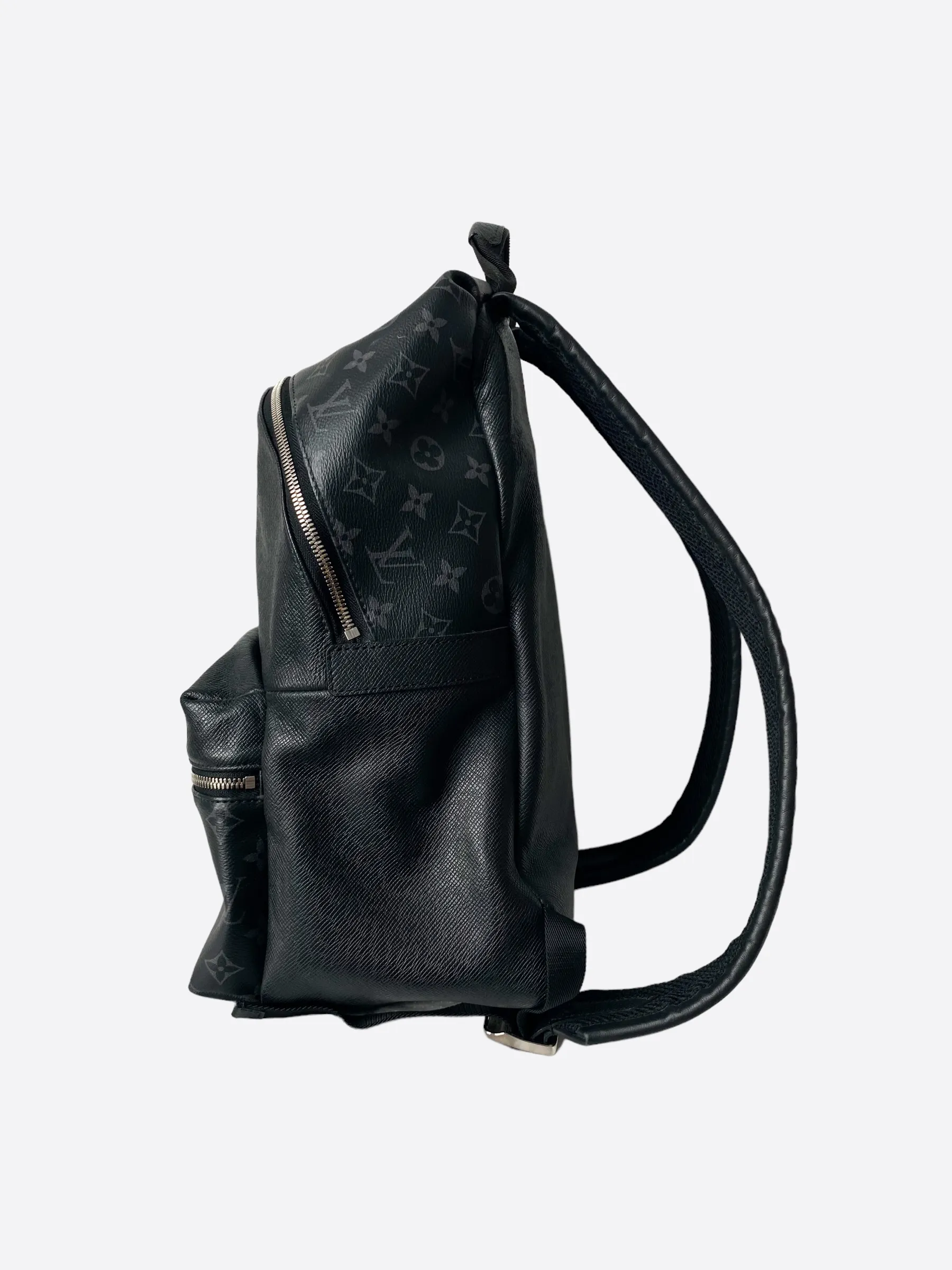 Louis Vuitton Black Leather Monogram Discovery Backpack