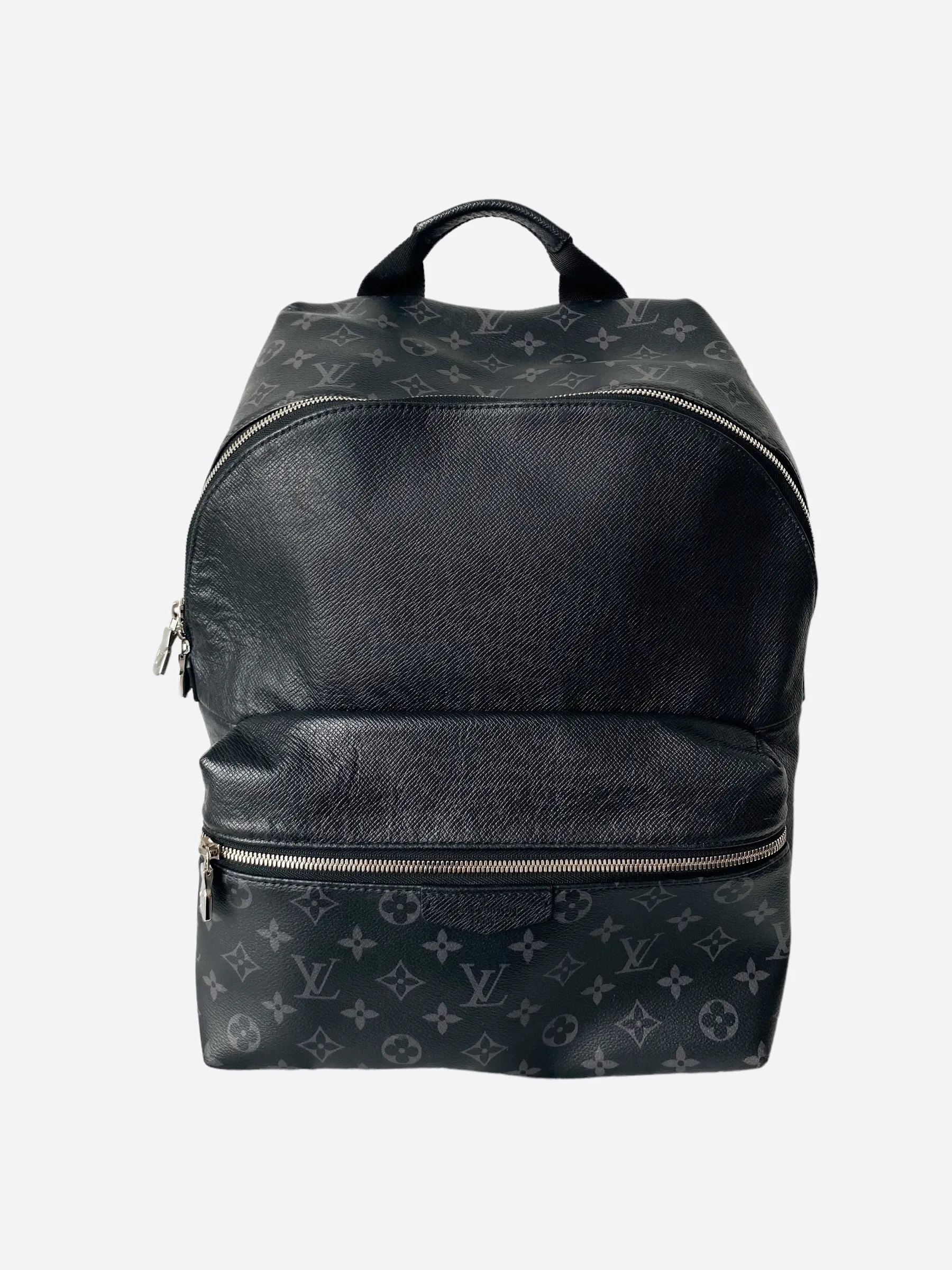 Louis Vuitton Black Leather Monogram Discovery Backpack