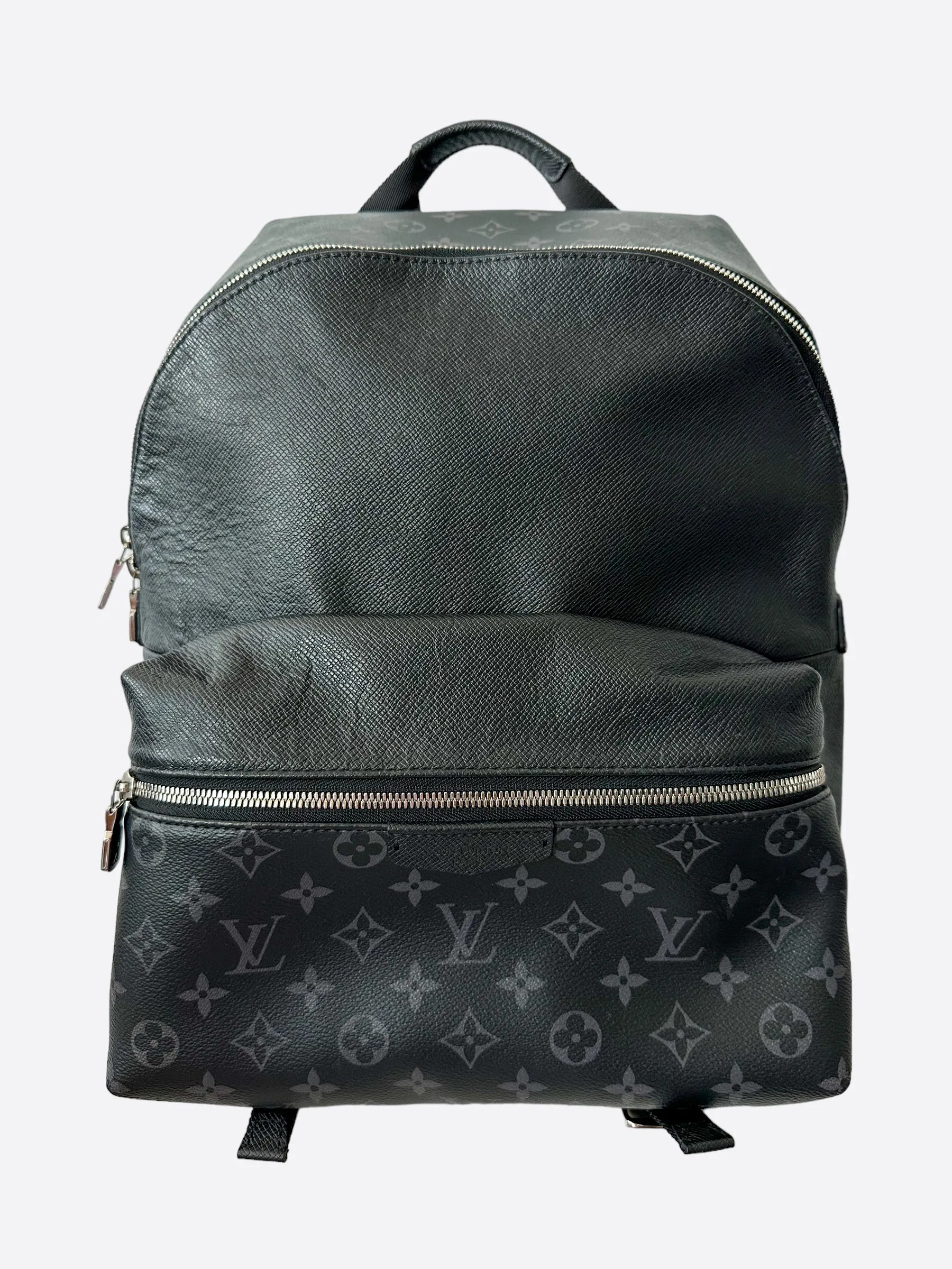 Louis Vuitton Black Leather Monogram Discovery Backpack