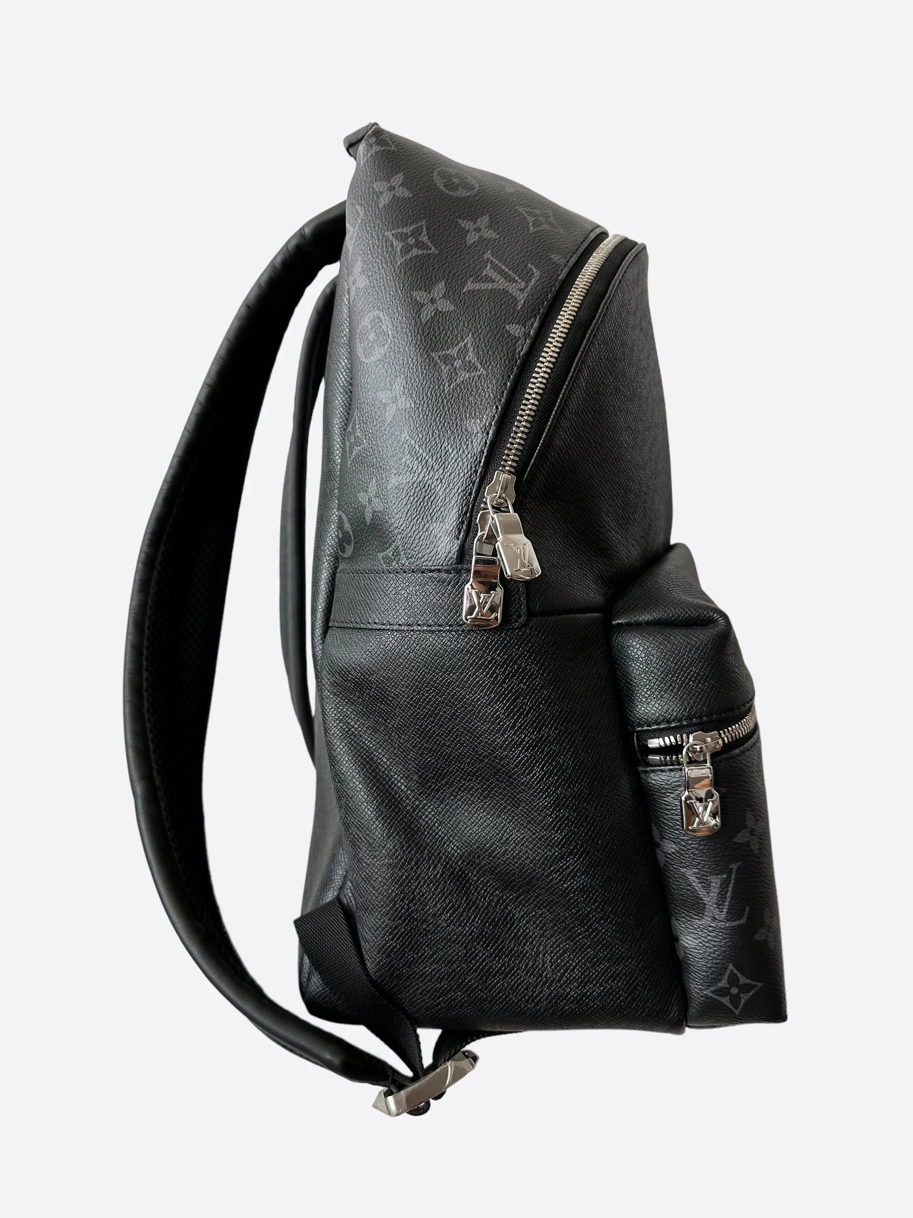 Louis Vuitton Black Leather Monogram Discovery Backpack