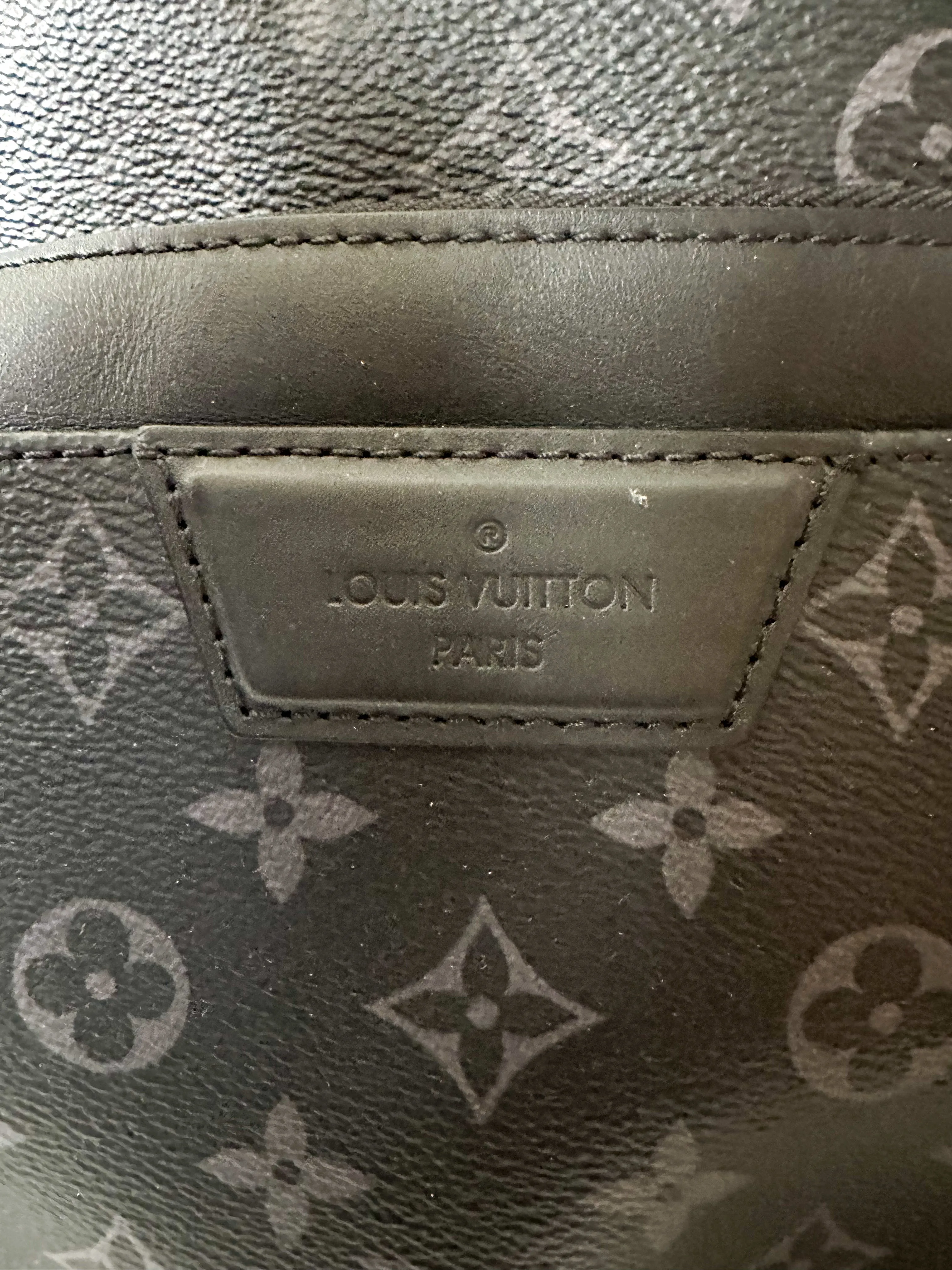 Louis Vuitton Black Monogram Discovery Backpack