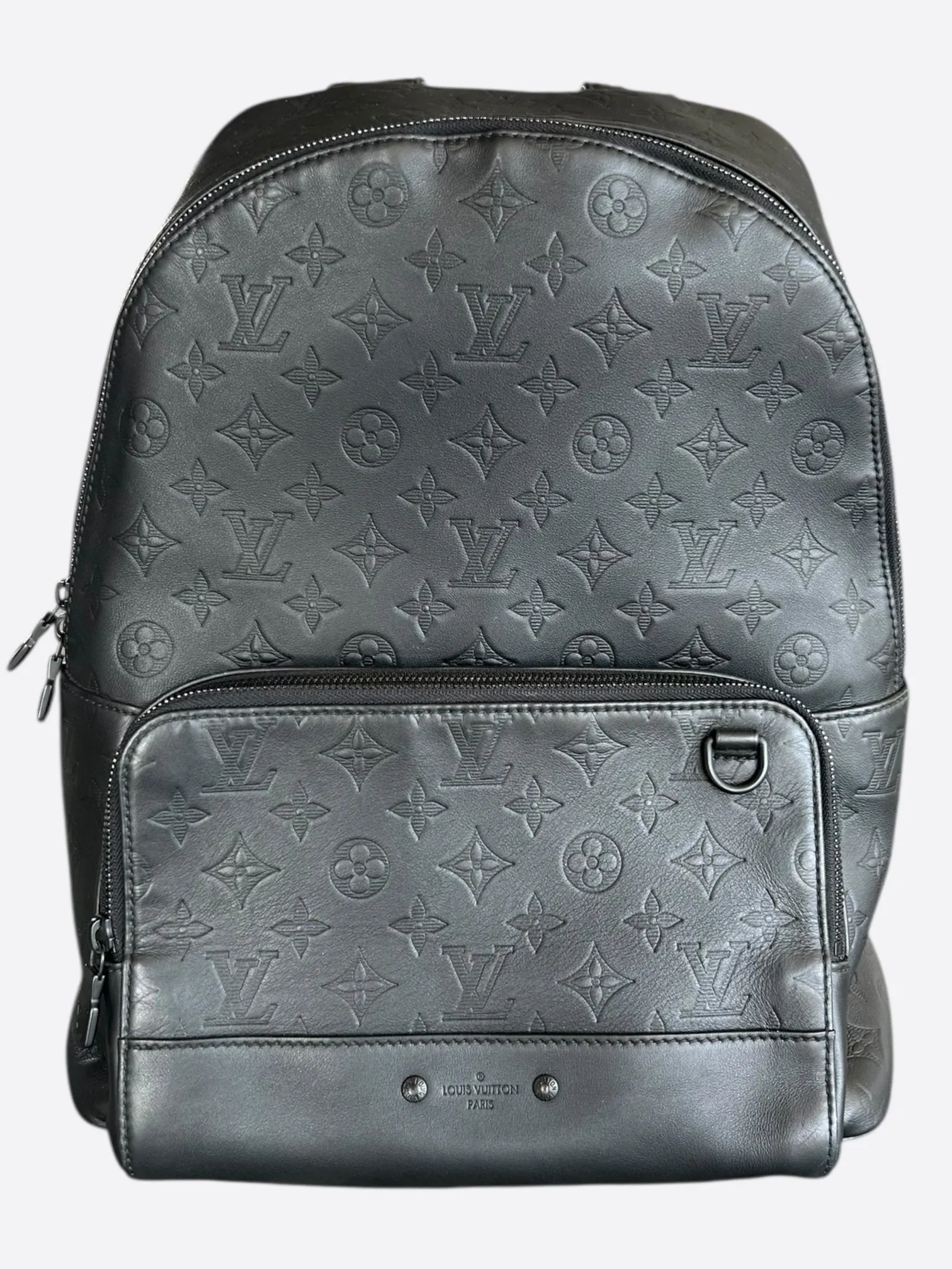 Louis Vuitton Black Shadow Monogram Racer Backpack