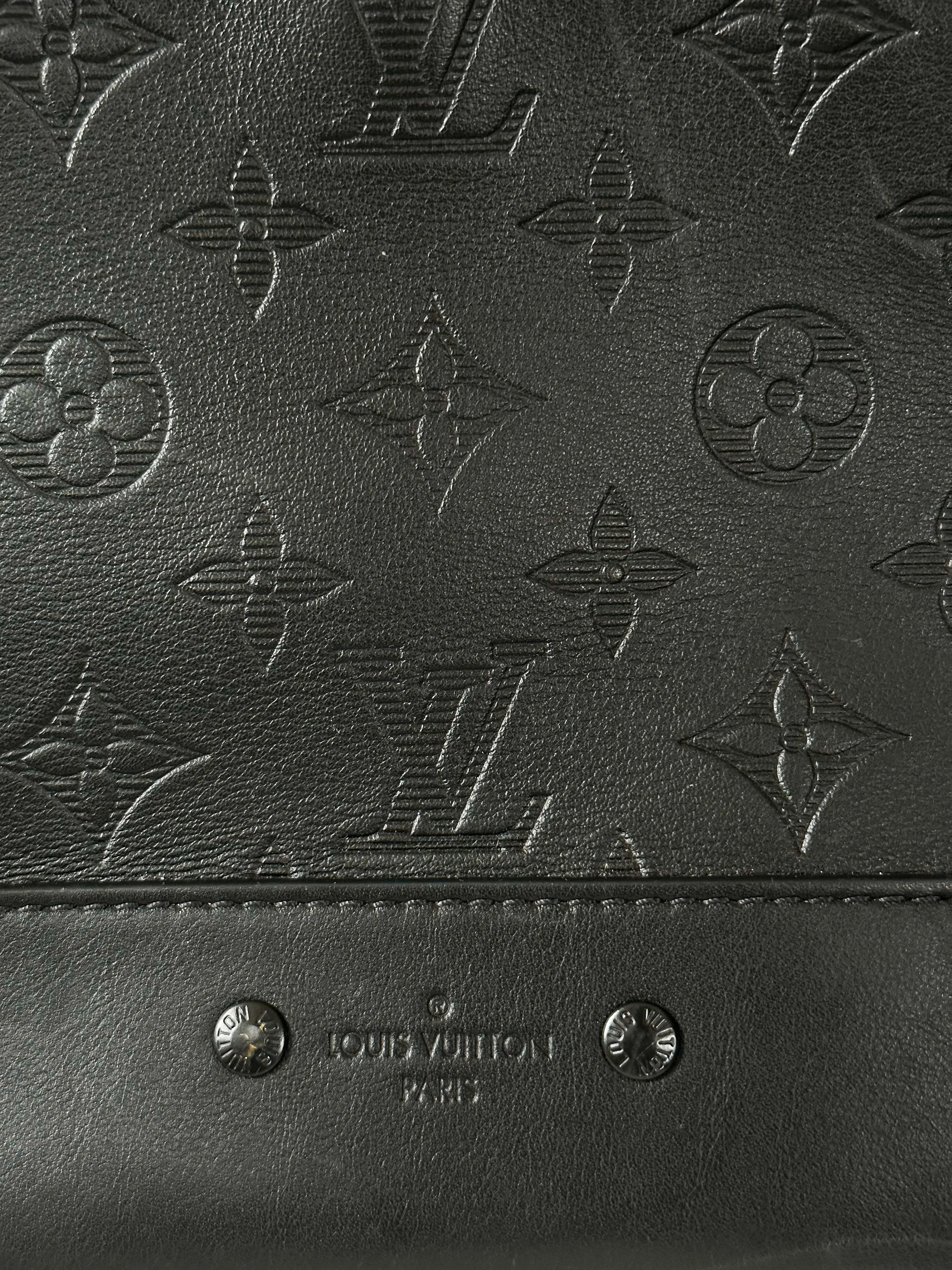 Louis Vuitton Black Shadow Monogram Racer Backpack