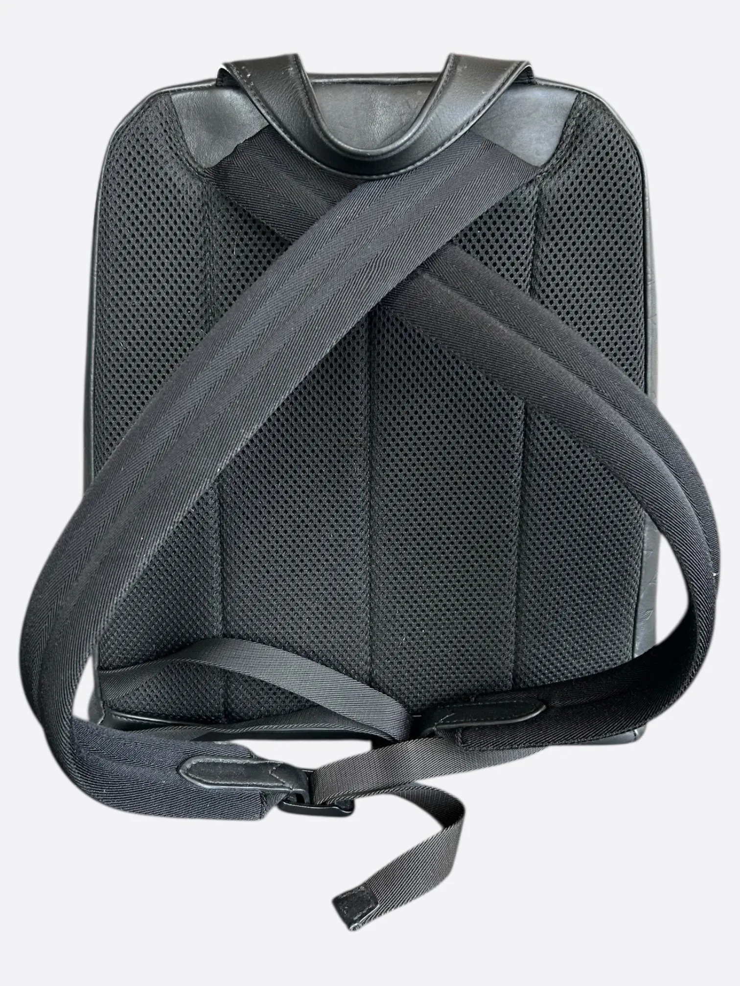 Louis Vuitton Black Shadow Monogram Racer Backpack