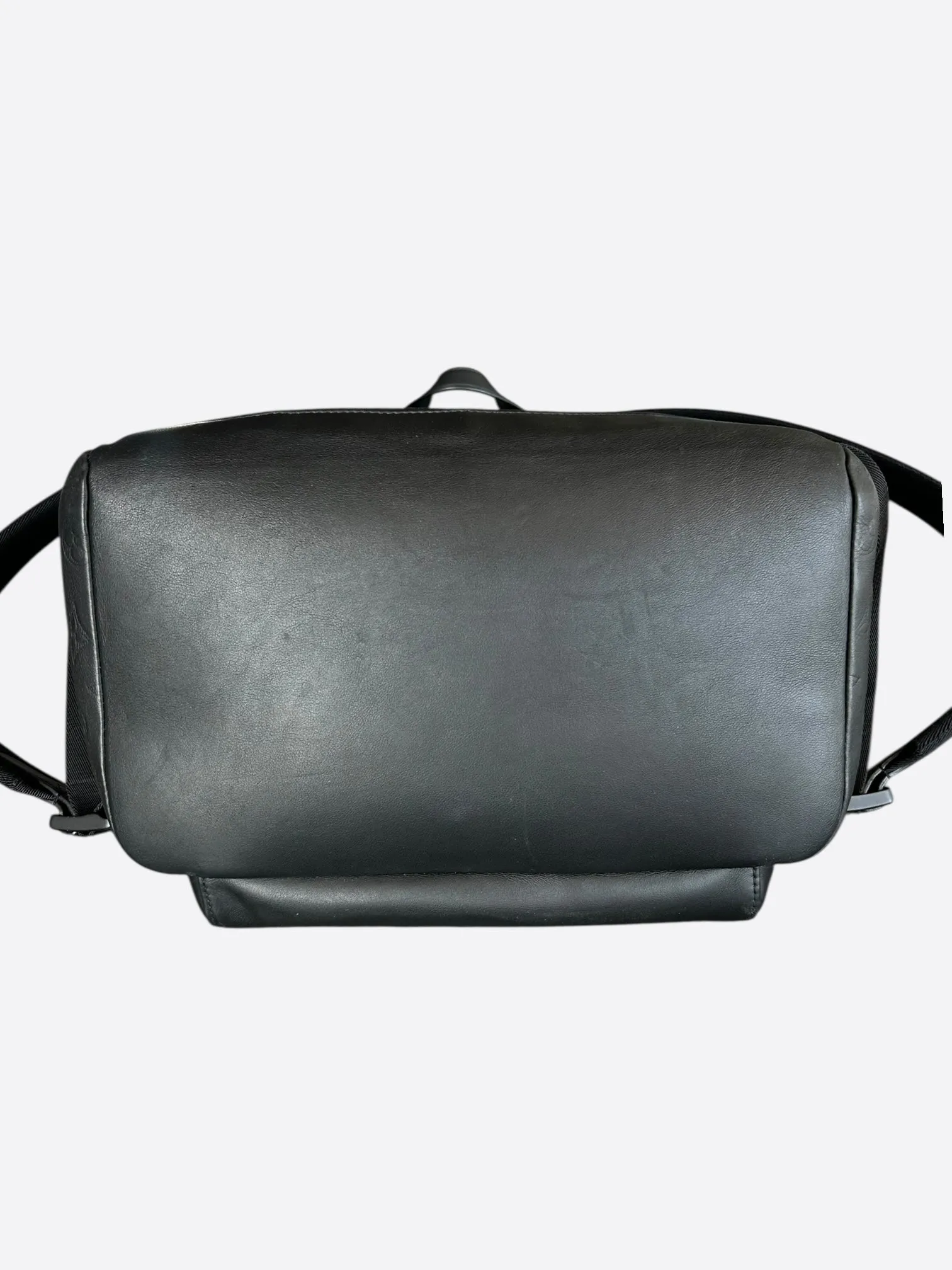 Louis Vuitton Black Shadow Monogram Racer Backpack