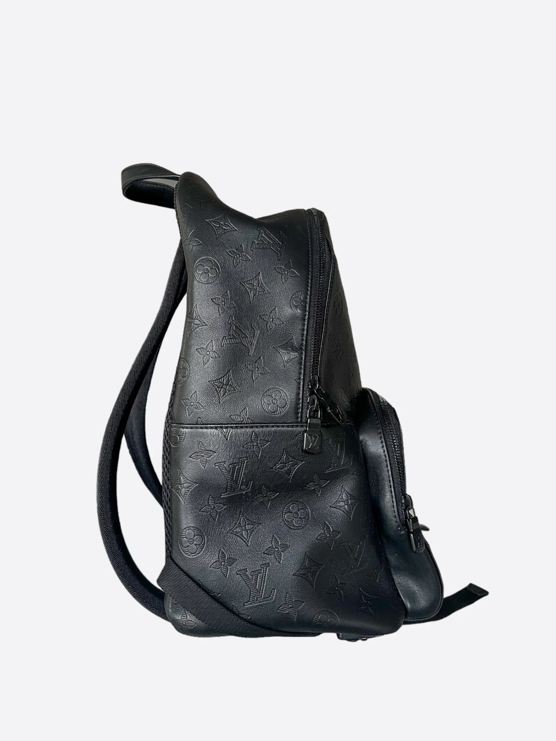 Louis Vuitton Black Shadow Monogram Racer Backpack