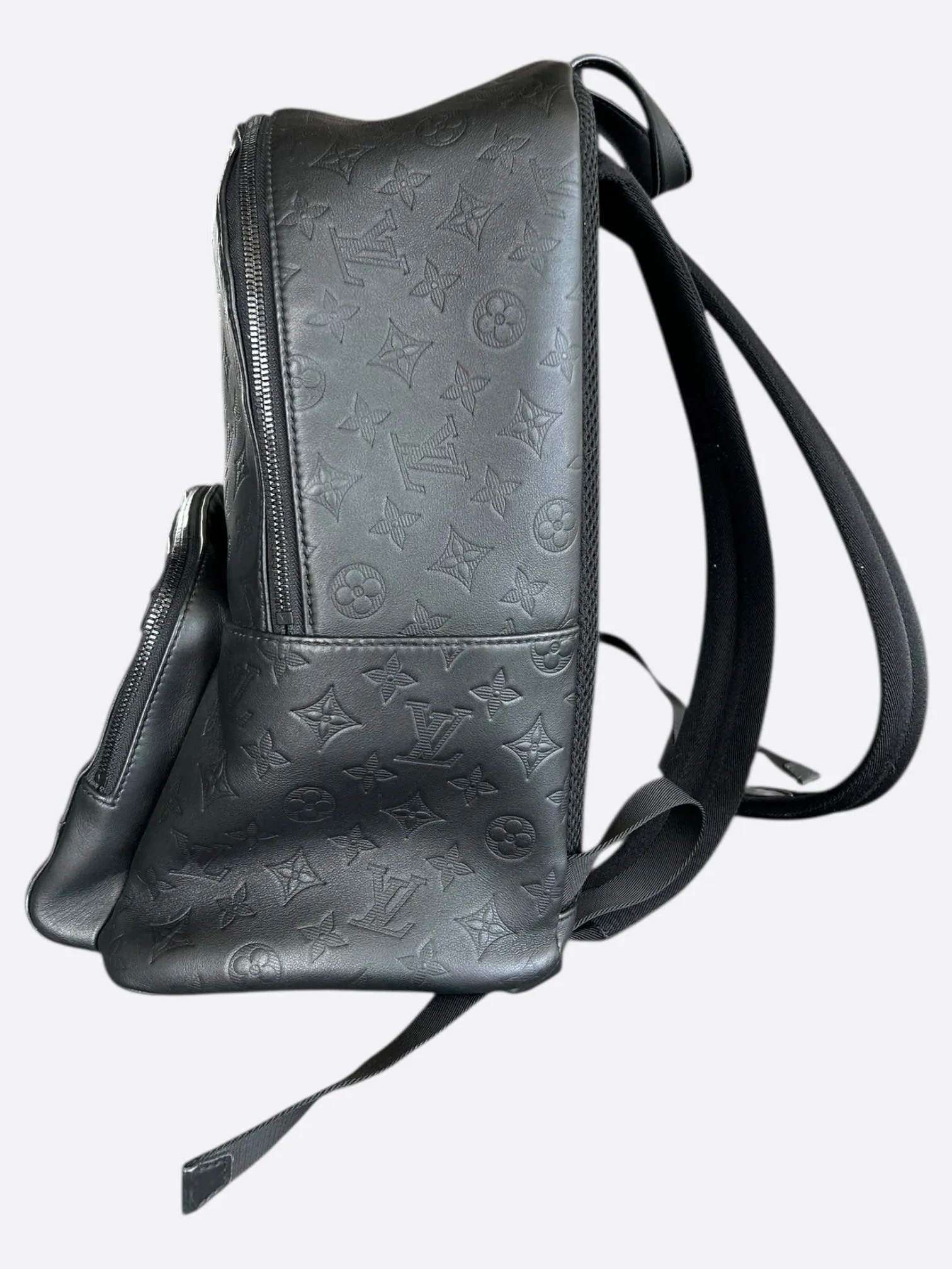 Louis Vuitton Black Shadow Monogram Racer Backpack