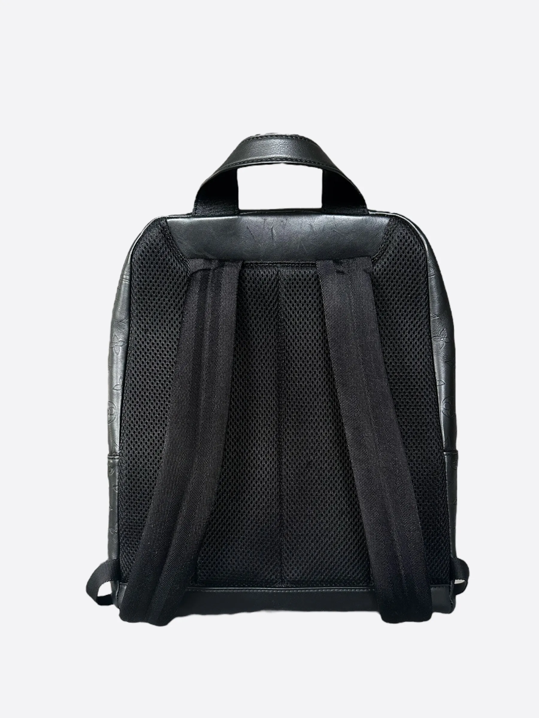 Louis Vuitton Black Shadow Monogram Racer Backpack