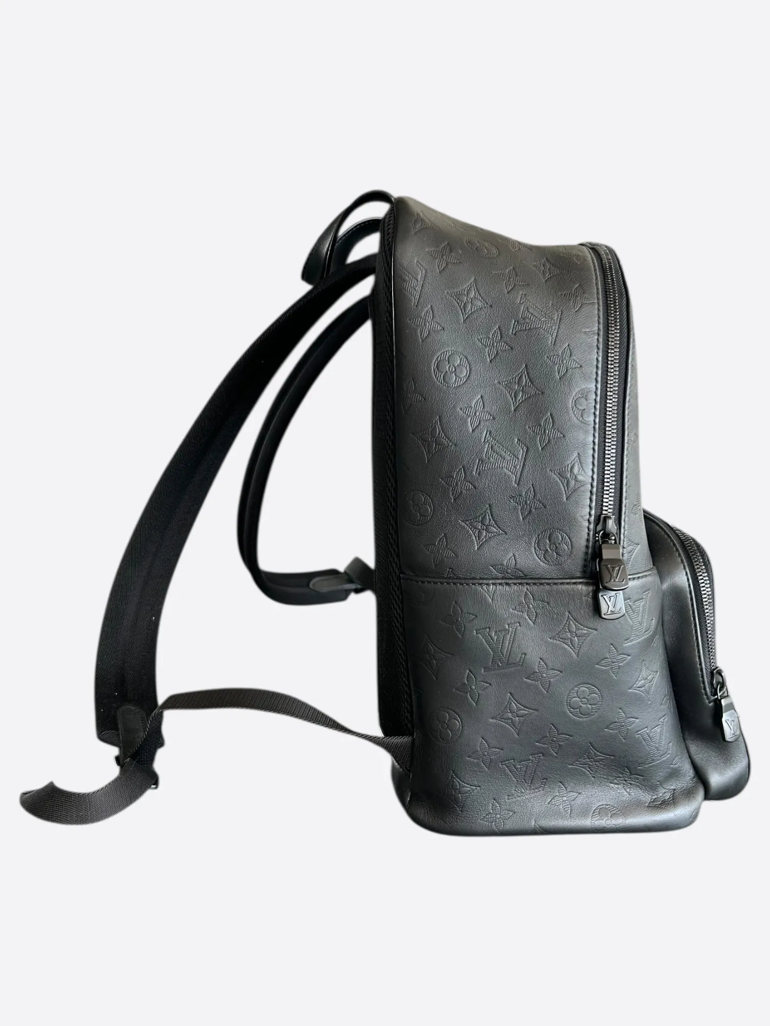Louis Vuitton Black Shadow Monogram Racer Backpack