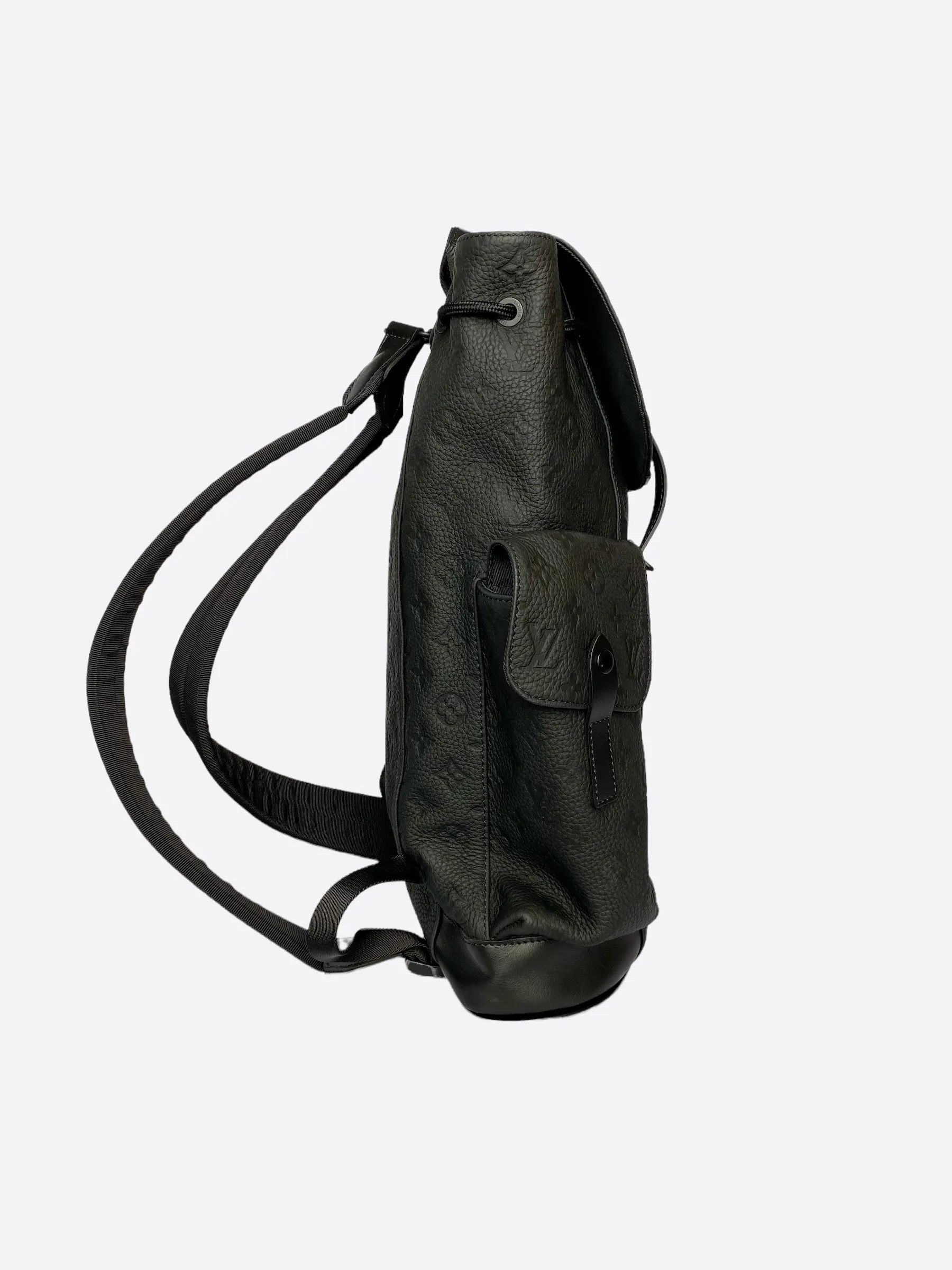 Louis Vuitton Black Taurillon Monogram Christopher Backpack