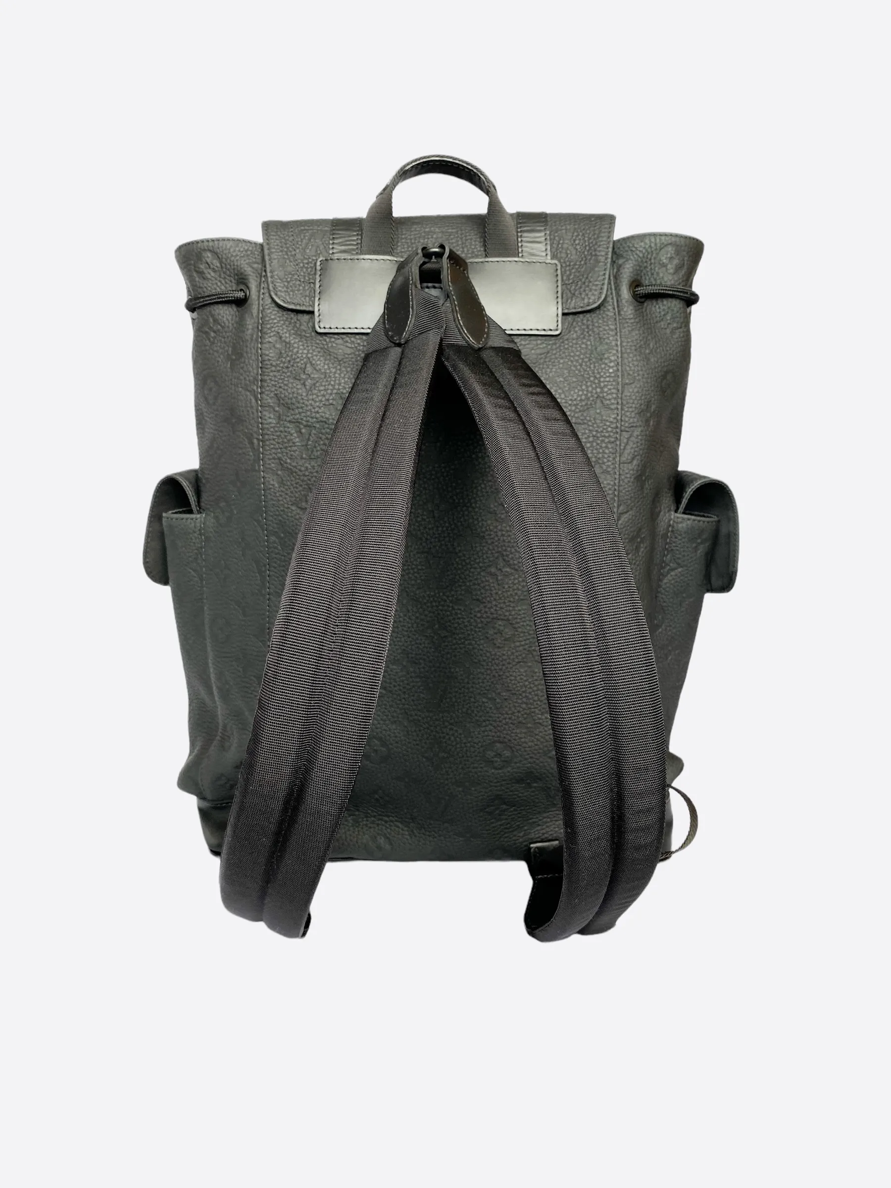 Louis Vuitton Black Taurillon Monogram Christopher Backpack