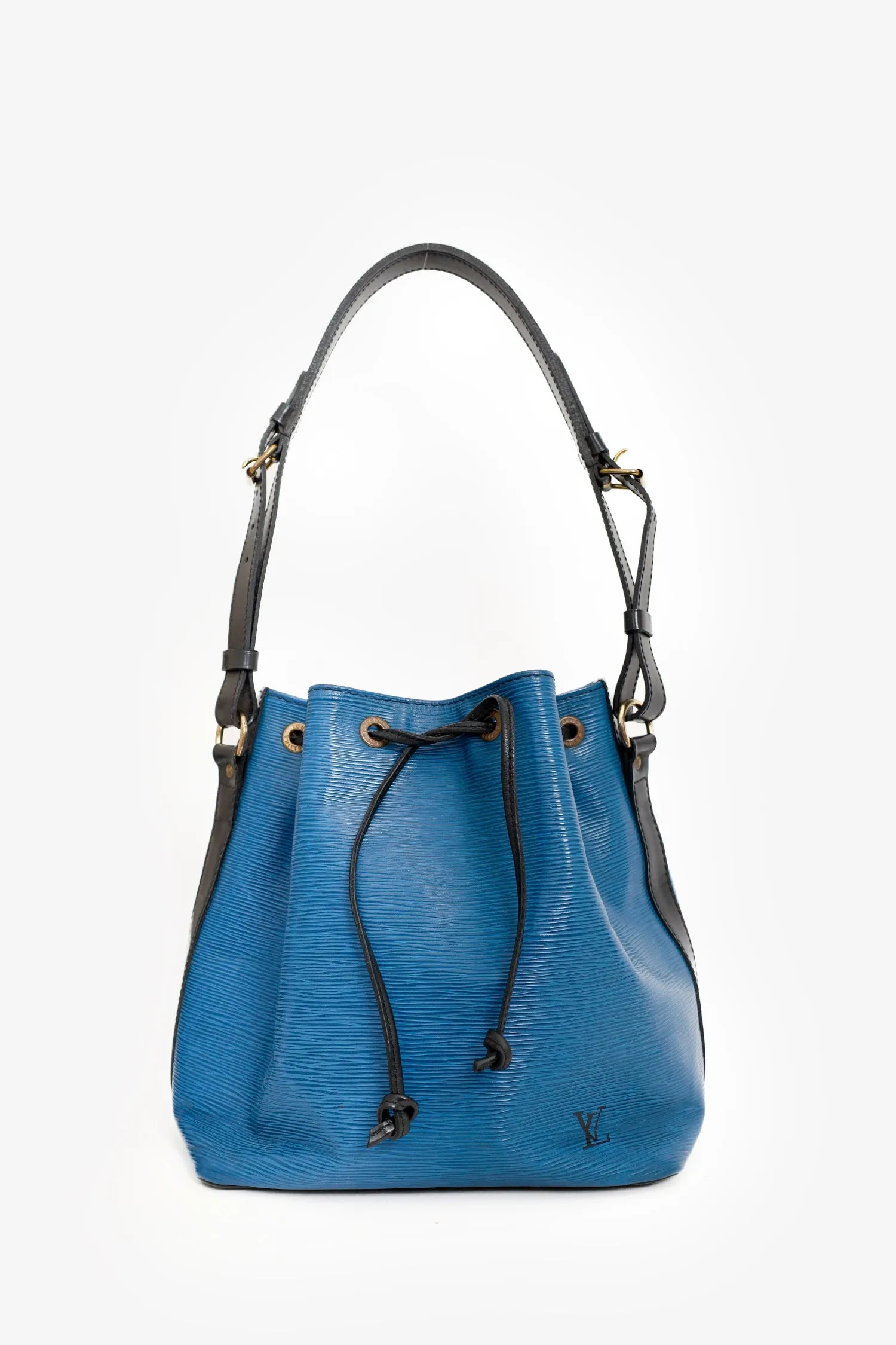 Louis Vuitton Blue Epi Leather Petit Noe Bucket Bag handbags bulk sale