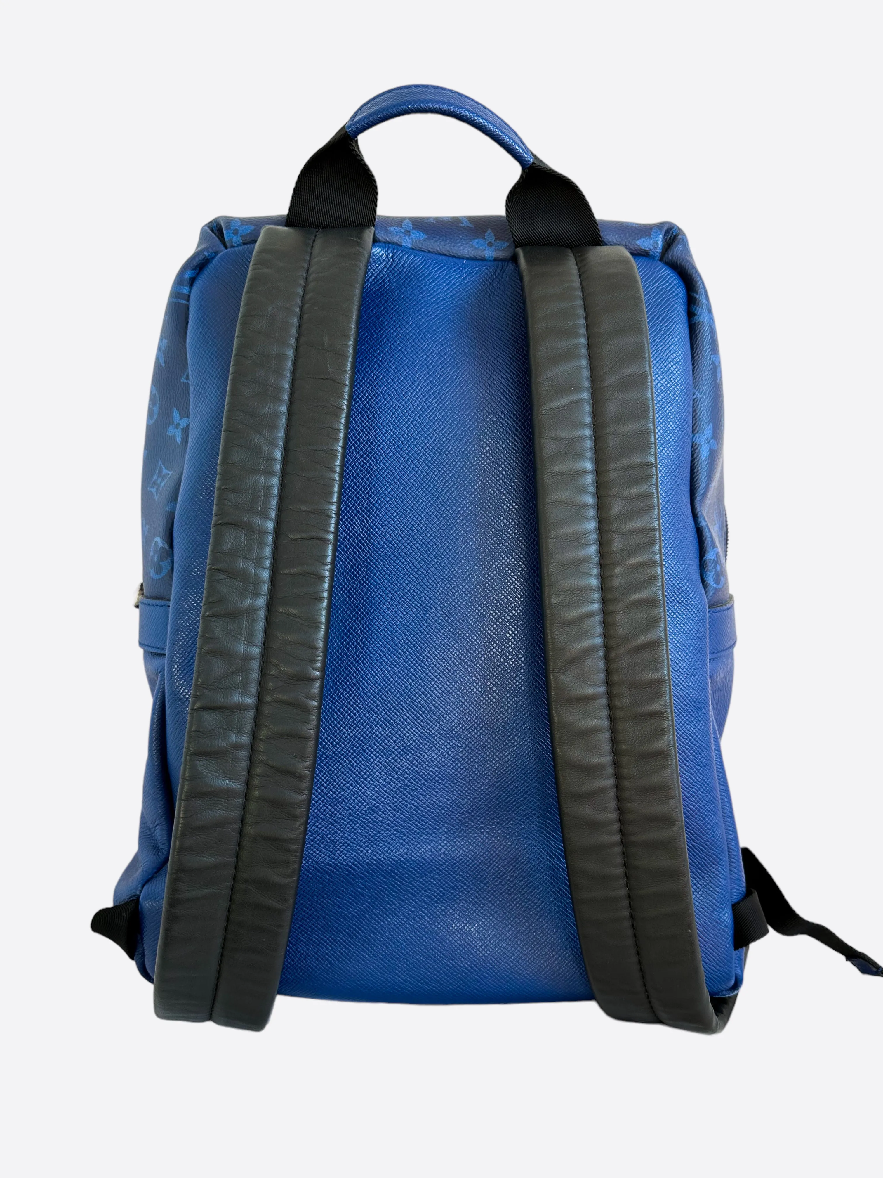 Louis Vuitton Blue Taigarama Monogram Discovery Backpack