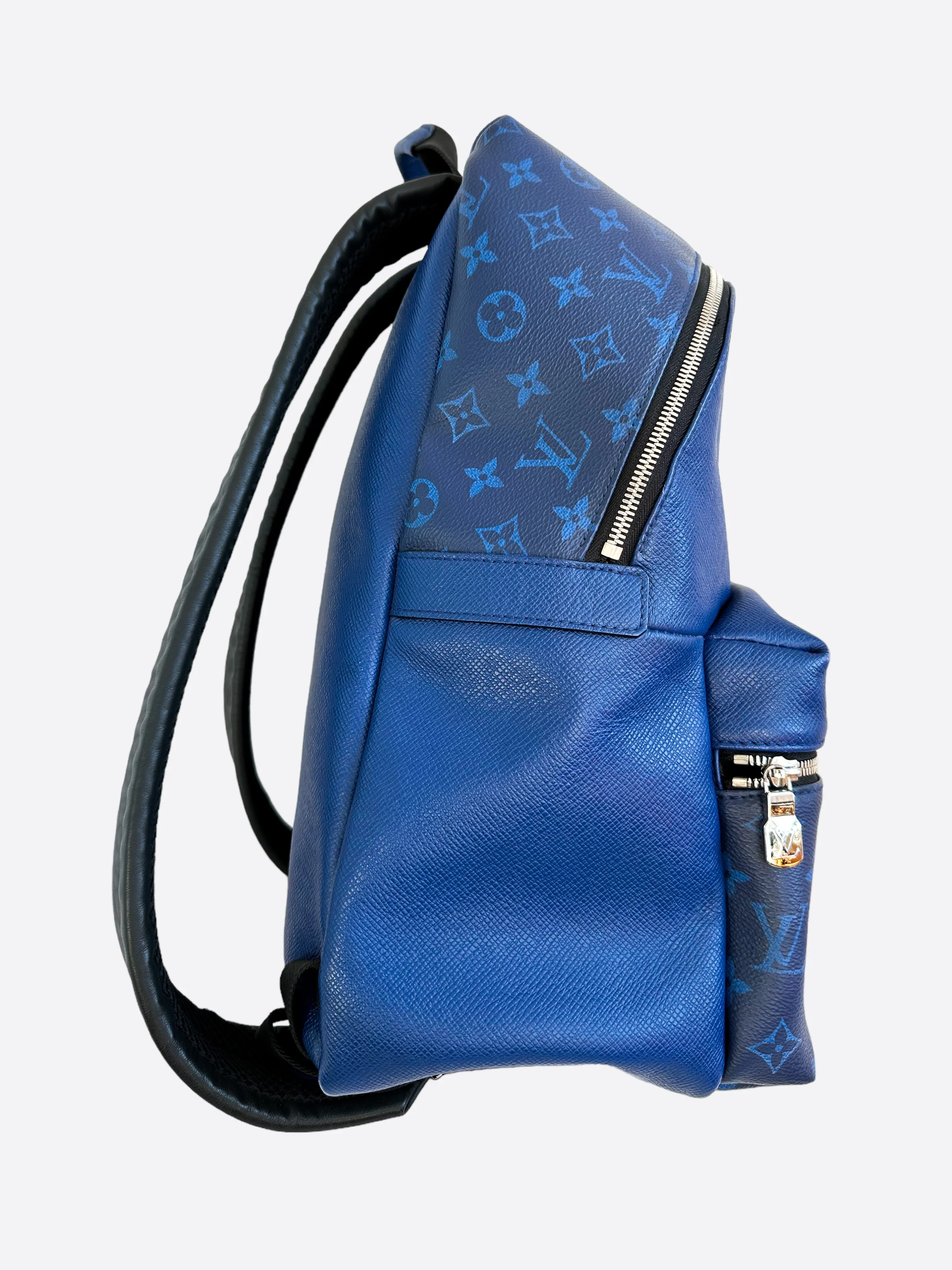 Louis Vuitton Blue Taigarama Monogram Discovery Backpack