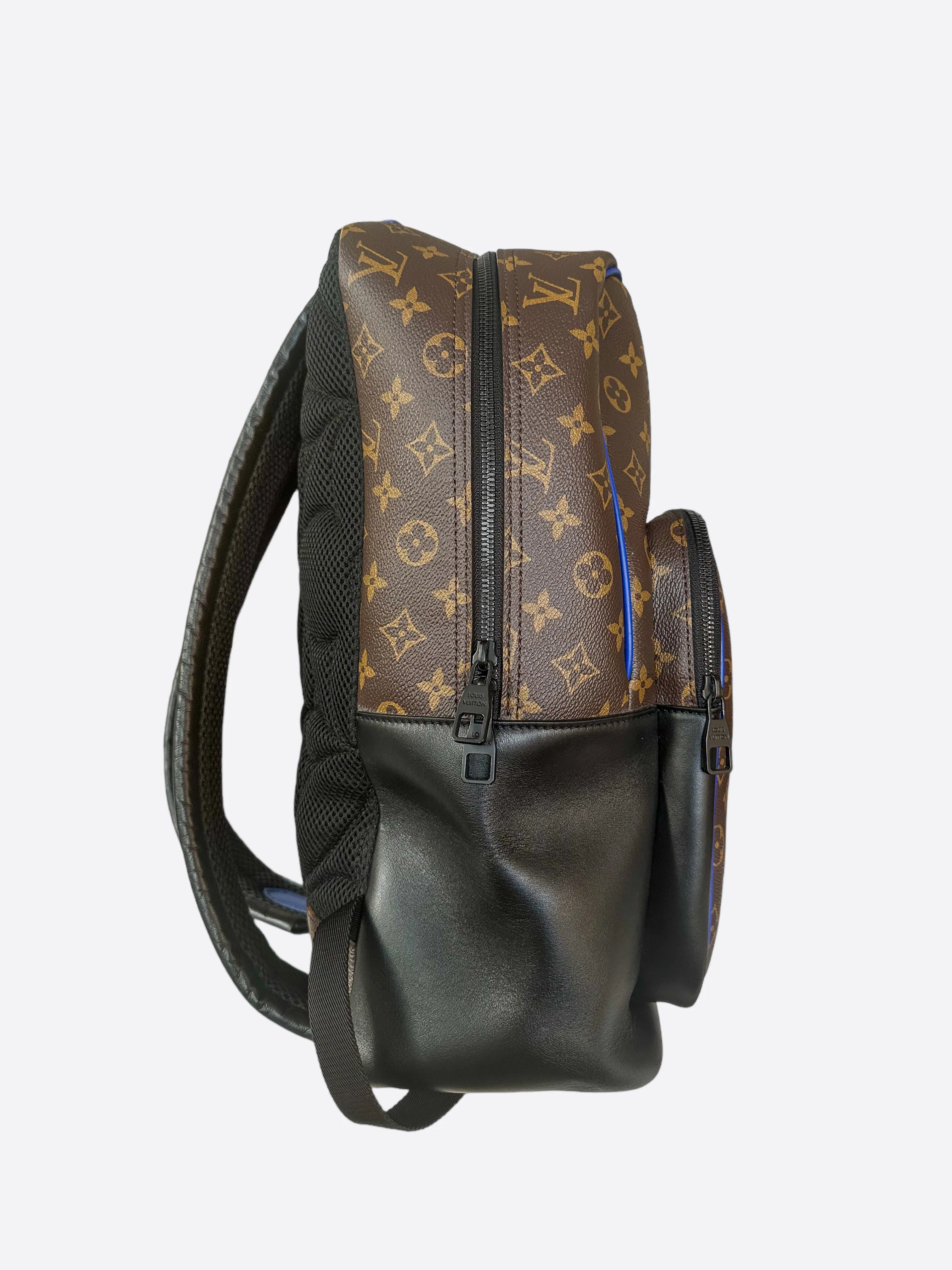 Louis Vuitton Brown & Blue Monogram Dean Backpack