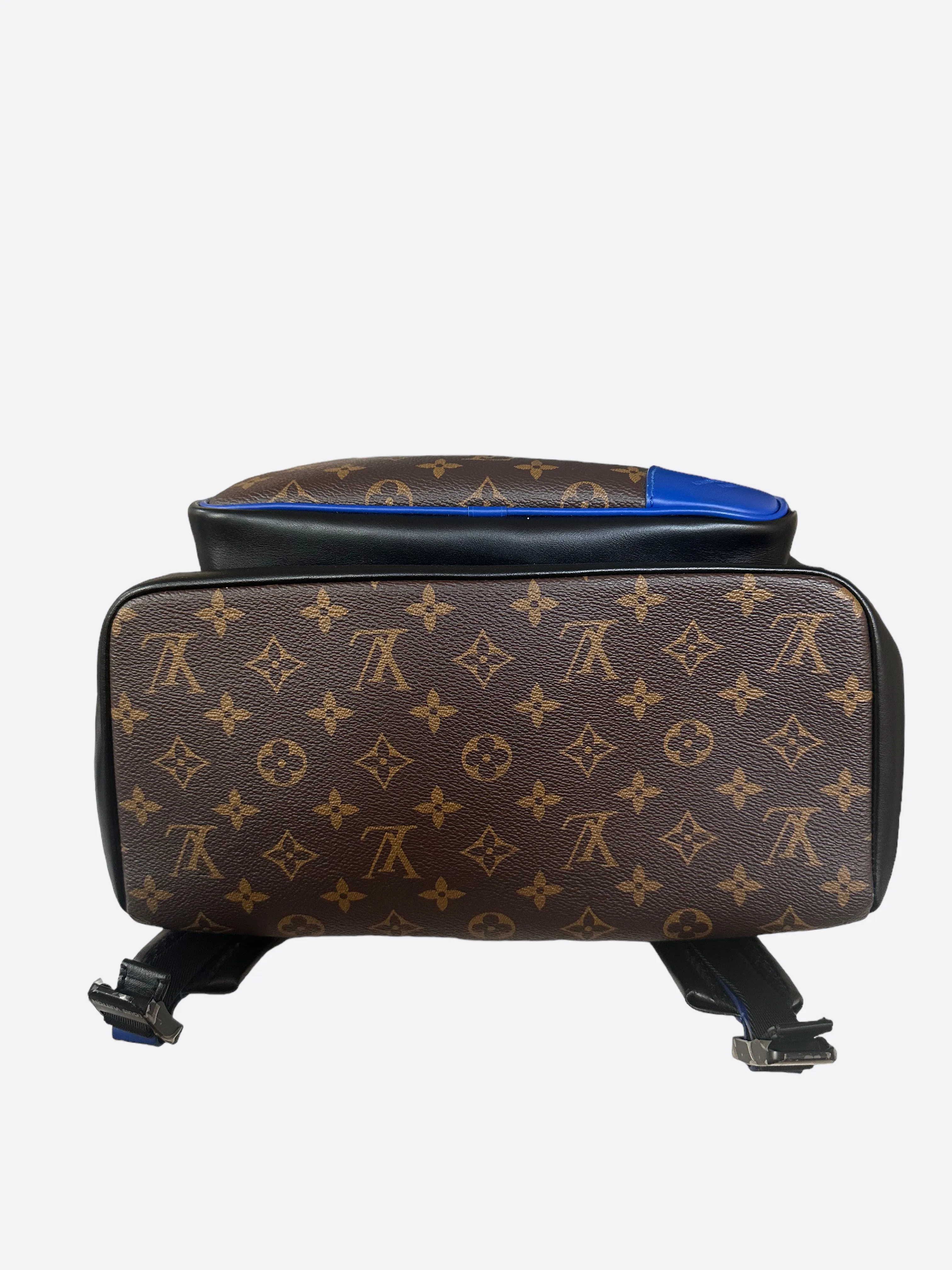 Louis Vuitton Brown & Blue Monogram Dean Backpack