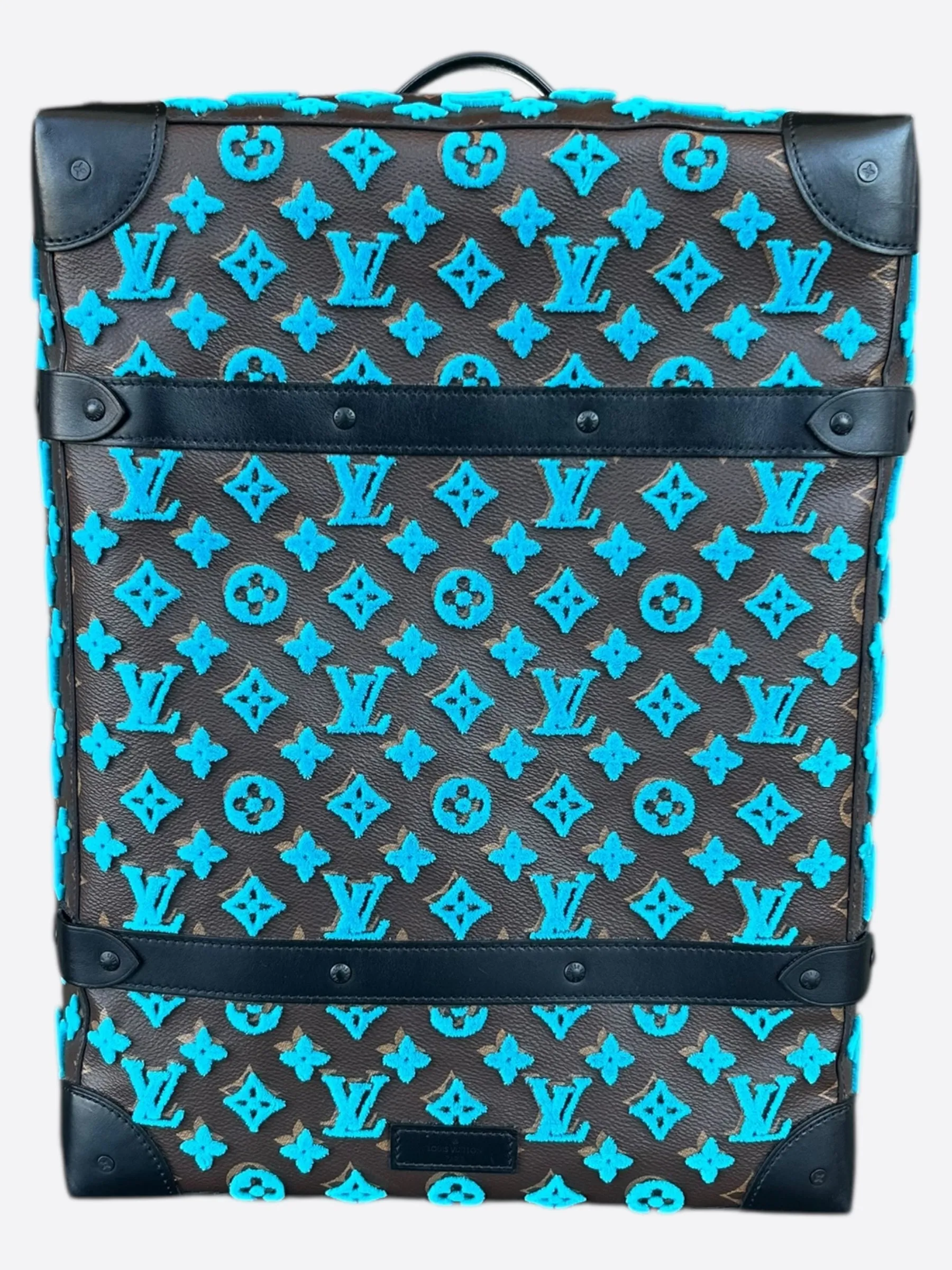 Louis Vuitton Brown & Blue Monogram Tuffetage Backpack