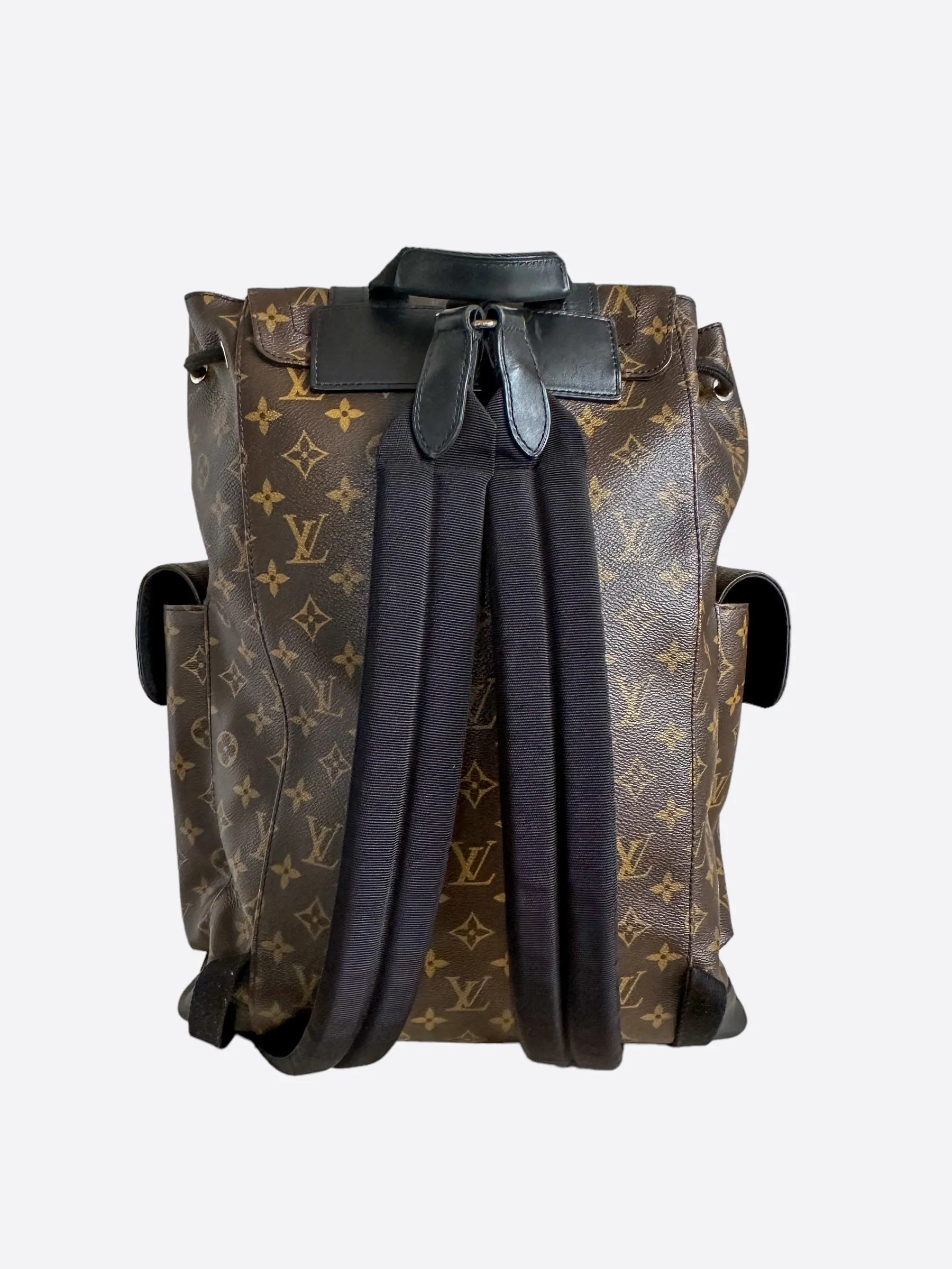 Louis Vuitton Brown Macassar Monogram Christopher Backpack