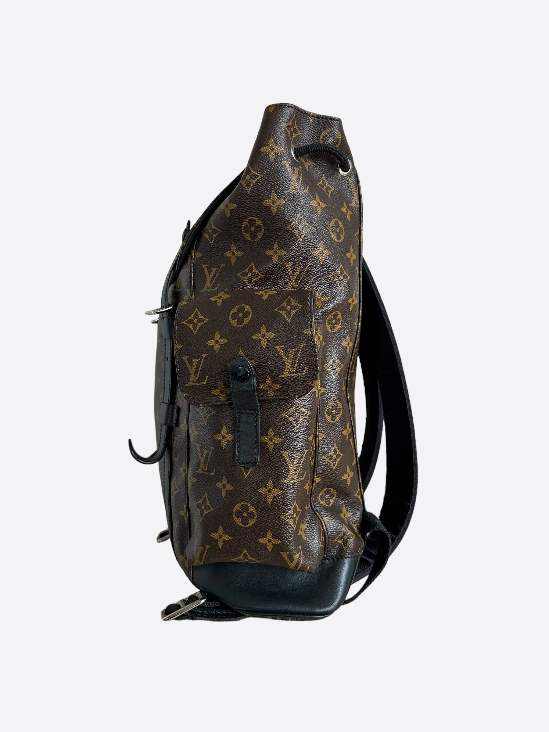 Louis Vuitton Brown Macassar Monogram Christopher Backpack
