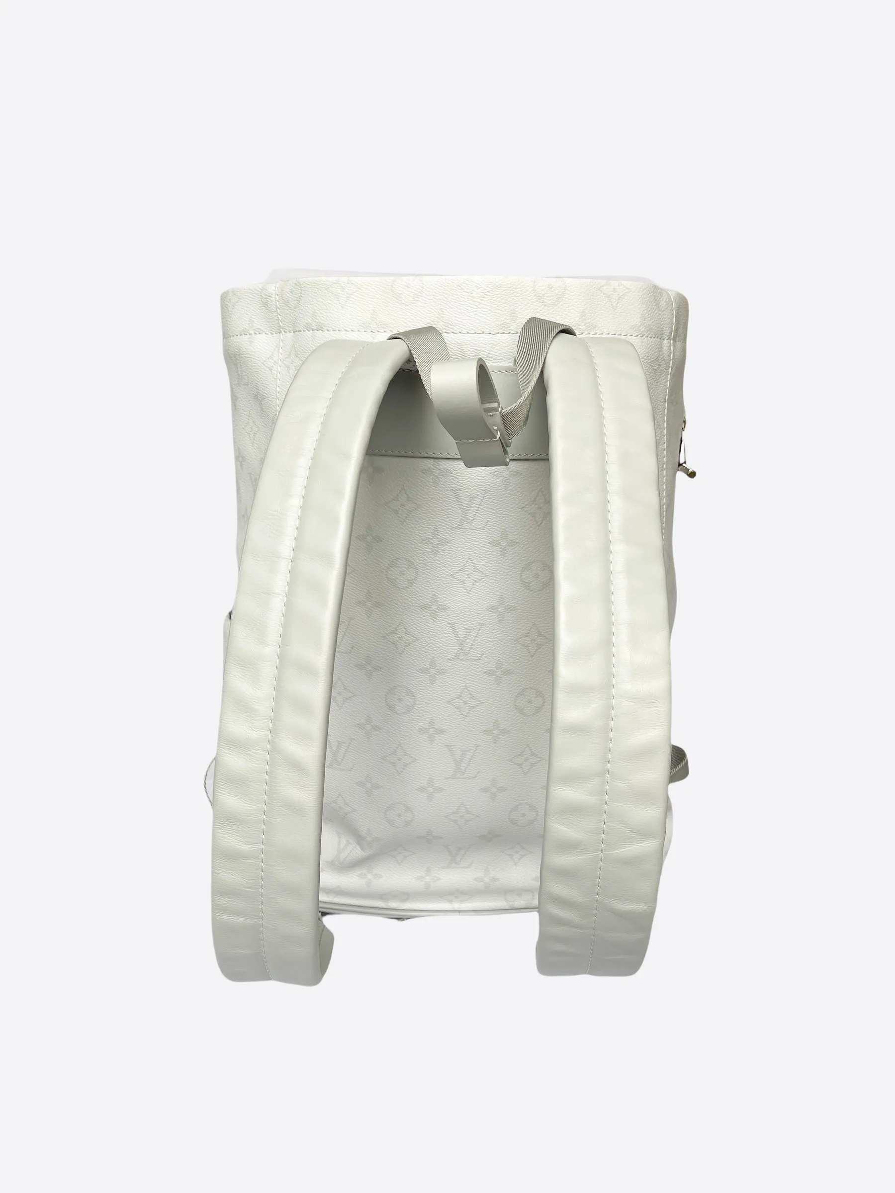 Louis Vuitton Chalk Leather Story Bag