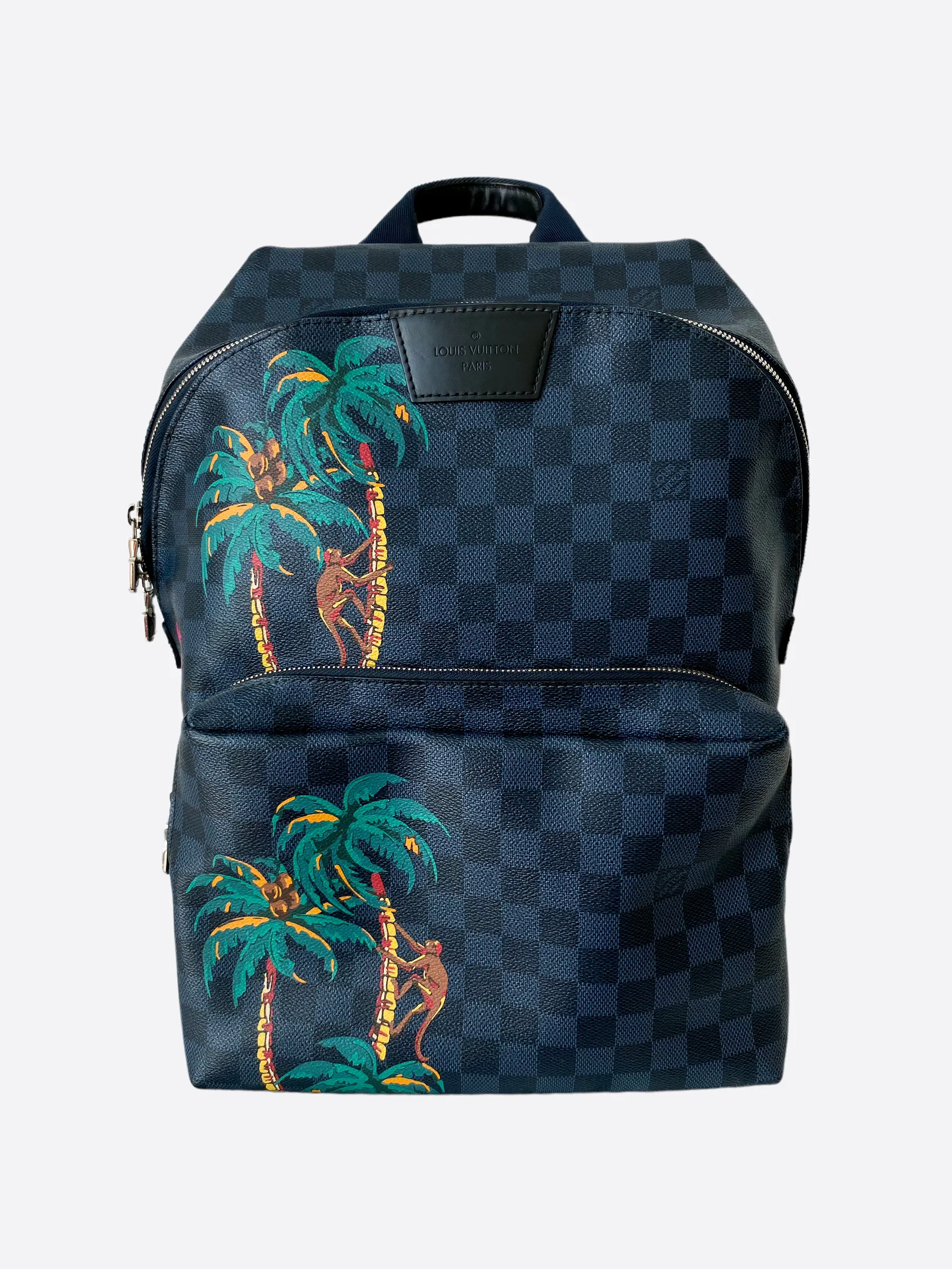 Louis Vuitton Cobalt Blue Safari Discovery Backpack